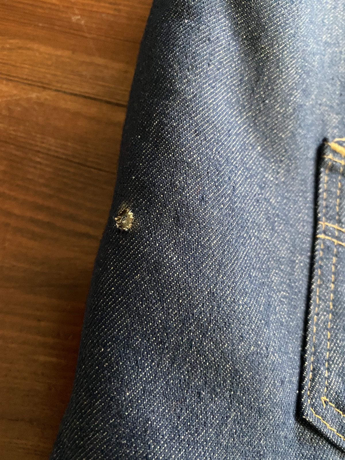 Vintage Vintage 70’s Montgomery Ward Denim & Deep Pile Fleece Vest Size US L / EU 52-54 / 3 - 6 Thumbnail