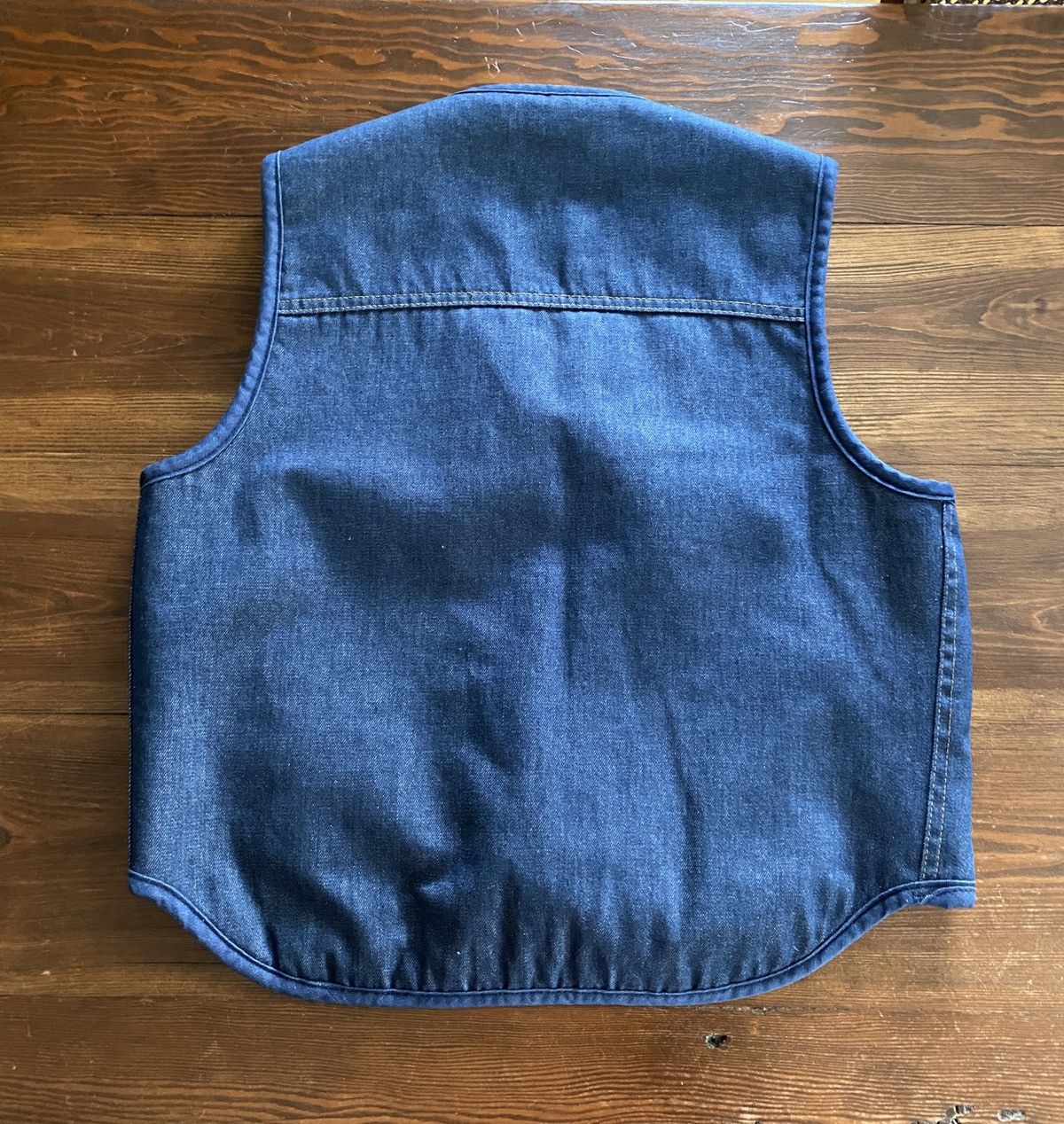 Vintage Vintage 70’s Montgomery Ward Denim & Deep Pile Fleece Vest Size US L / EU 52-54 / 3 - 7 Thumbnail