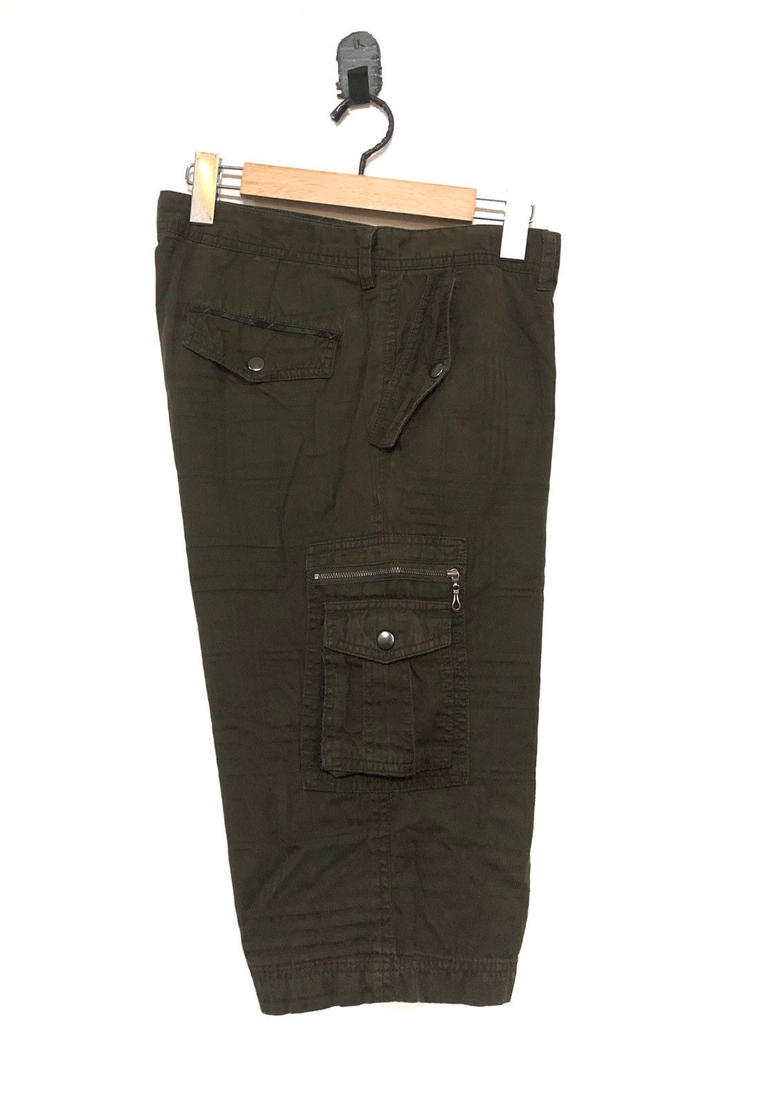 Japanese Brand Male & Co Japan Casual Cargo Shot Pant Streetwear Size US 34 / EU 50 - 3 Thumbnail