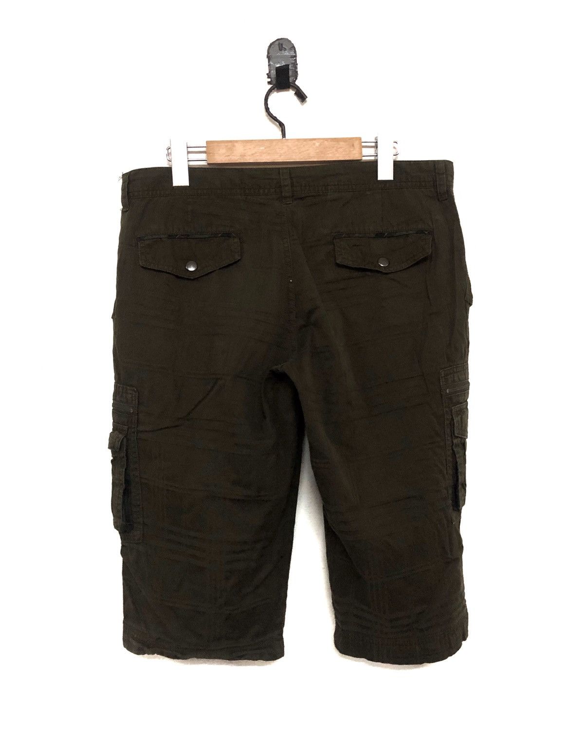 Japanese Brand Male & Co Japan Casual Cargo Shot Pant Streetwear Size US 34 / EU 50 - 2 Thumbnail