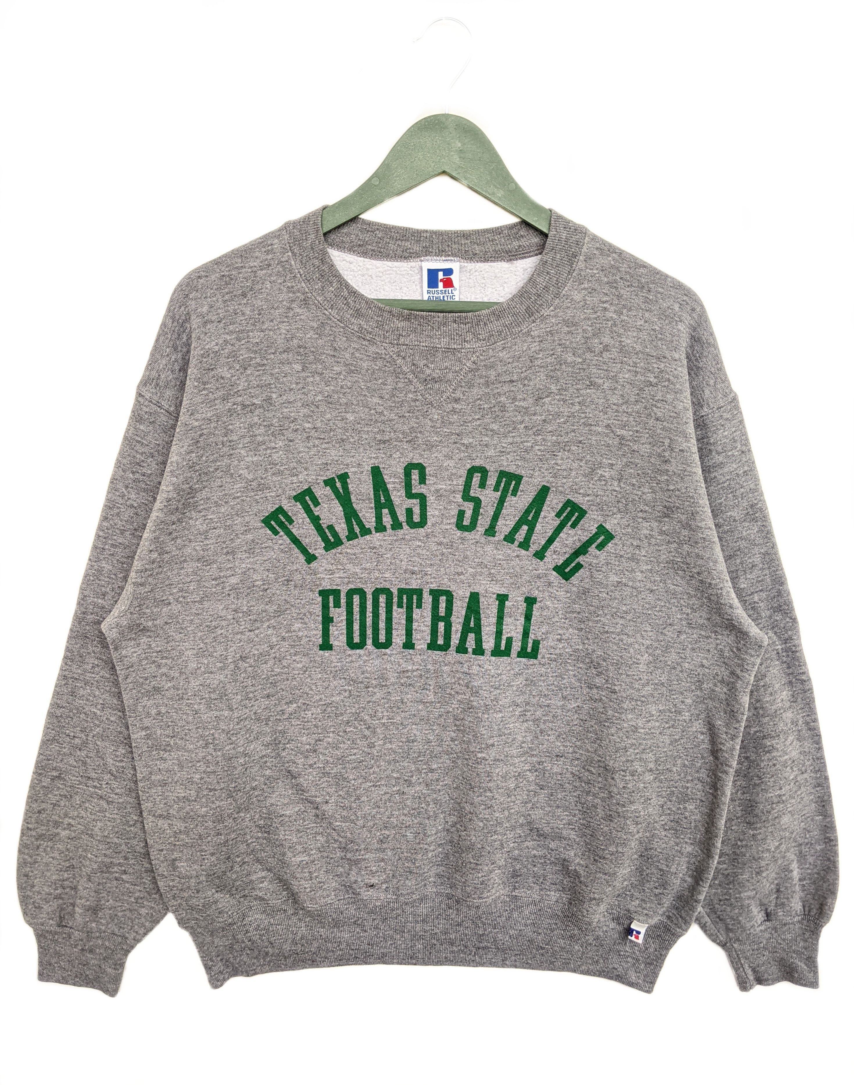 Russell Athletic Vintage Texas States Football Sweatshirt/Size L Size US L / EU 52-54 / 3 - 1 Thumbnail