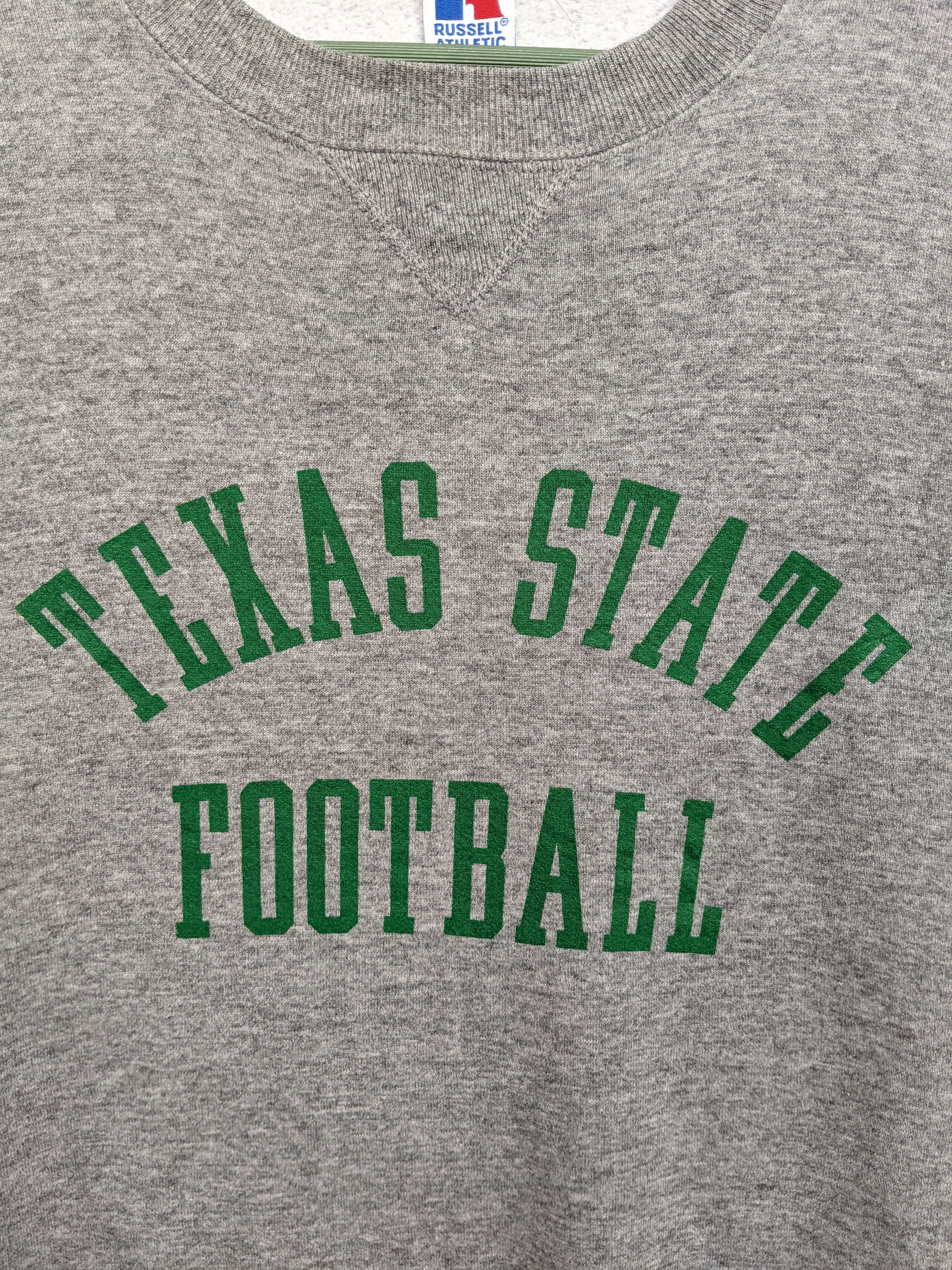 Russell Athletic Vintage Texas States Football Sweatshirt/Size L Size US L / EU 52-54 / 3 - 3 Thumbnail