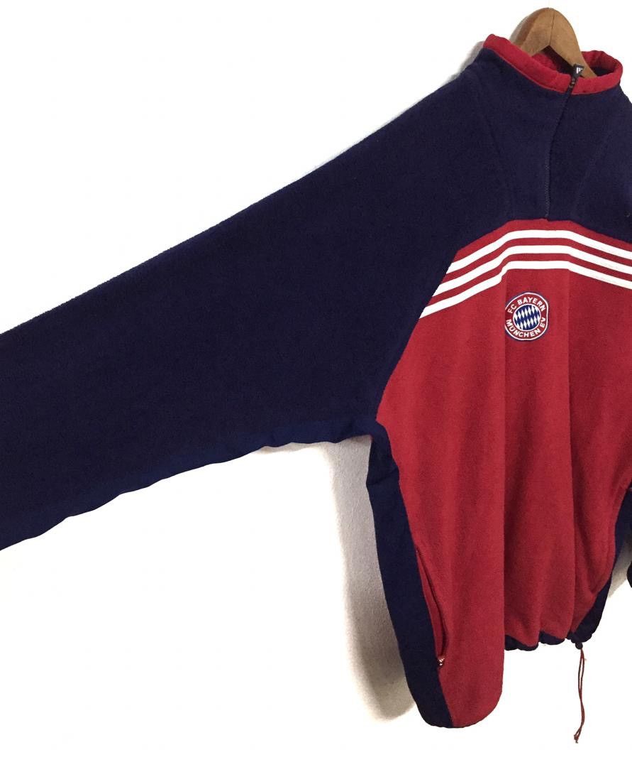 Adidas × Vintage Rare Vintage ADIDAS X Bayern Munchen Stripe Style Sweatshir Size US XL / EU 56 / 4 - 3 Thumbnail