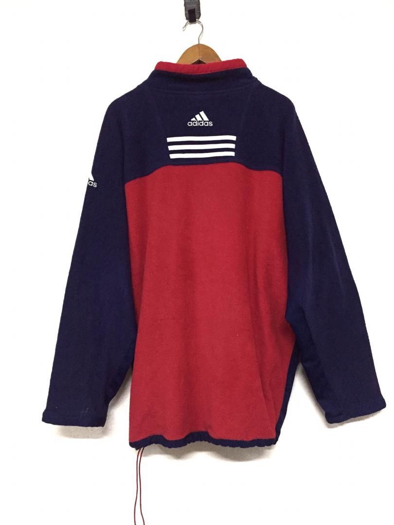 Adidas × Vintage Rare Vintage ADIDAS X Bayern Munchen Stripe Style Sweatshir Size US XL / EU 56 / 4 - 2 Thumbnail