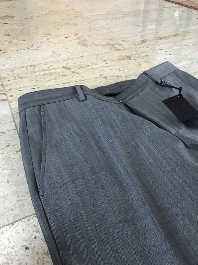 Calvin Klein 46 & 48 "Exact" Heather Grey Slacks Size US 32 / EU 48 - 15 Thumbnail
