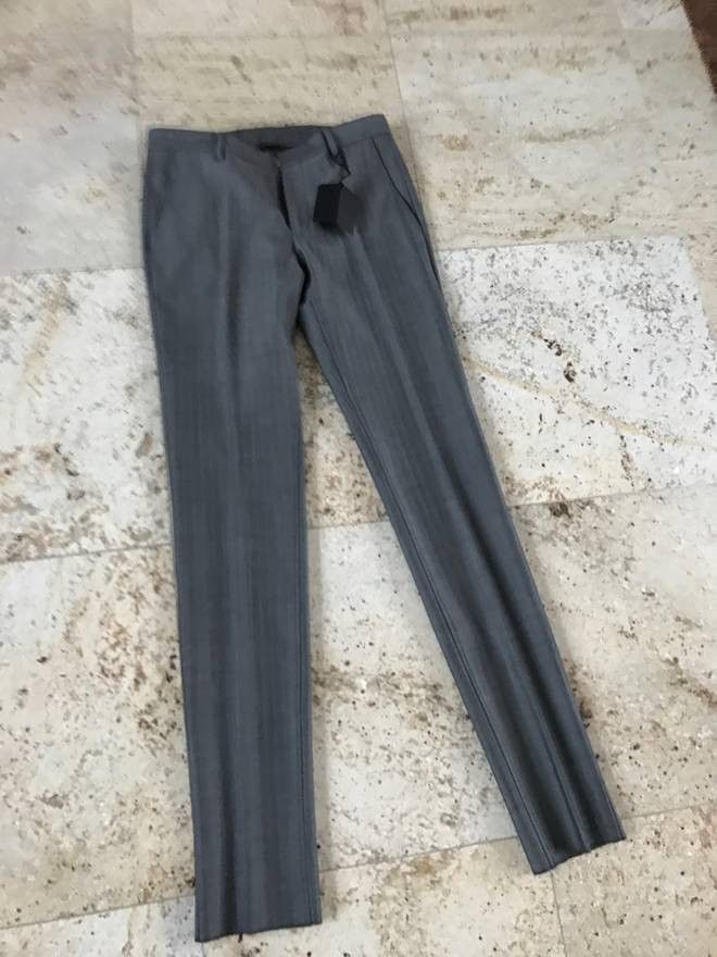 Calvin Klein 46 & 48 "Exact" Heather Grey Slacks Size US 32 / EU 48 - 3 Thumbnail