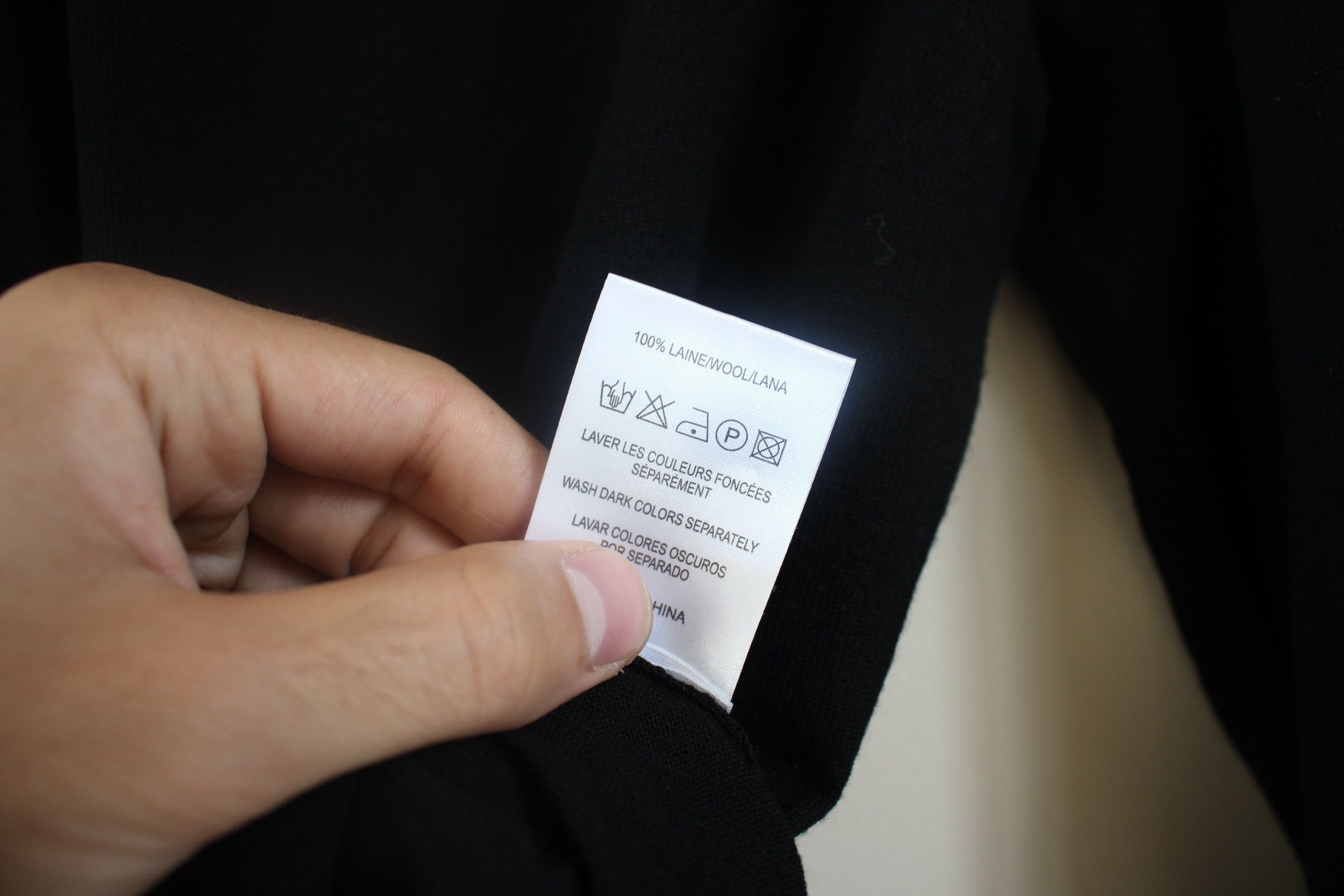 Sandro V Neck Black Sweater Size US L / EU 52-54 / 3 - 8 Thumbnail