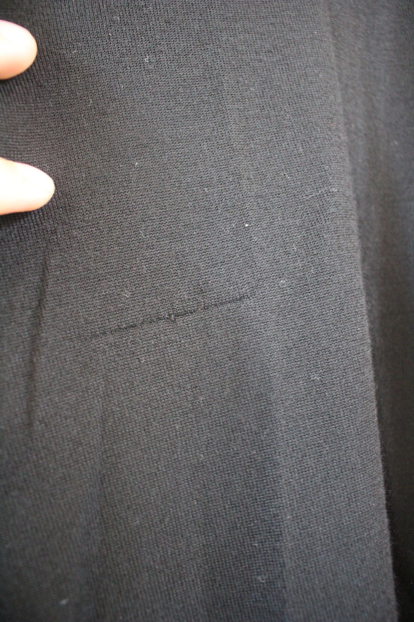 Sandro V Neck Black Sweater Size US L / EU 52-54 / 3 - 3 Thumbnail