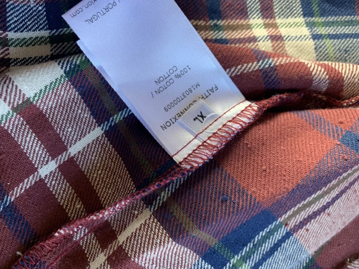 Faith Connexion Fit Check Shirt in Burgundy Size US XL / EU 56 / 4 - 11 Thumbnail