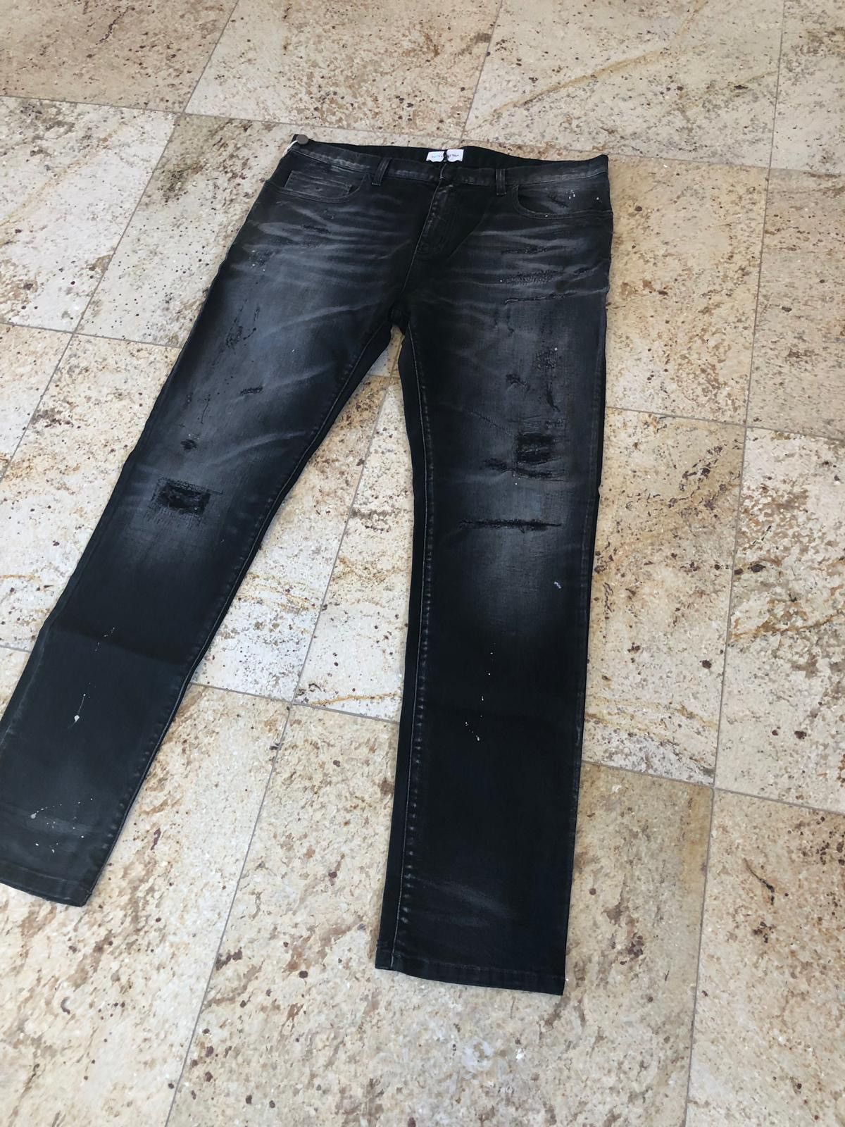 Faith Connexion Destroy Denim Slim Pant in Black Size US 36 / EU 52 - 3 Thumbnail