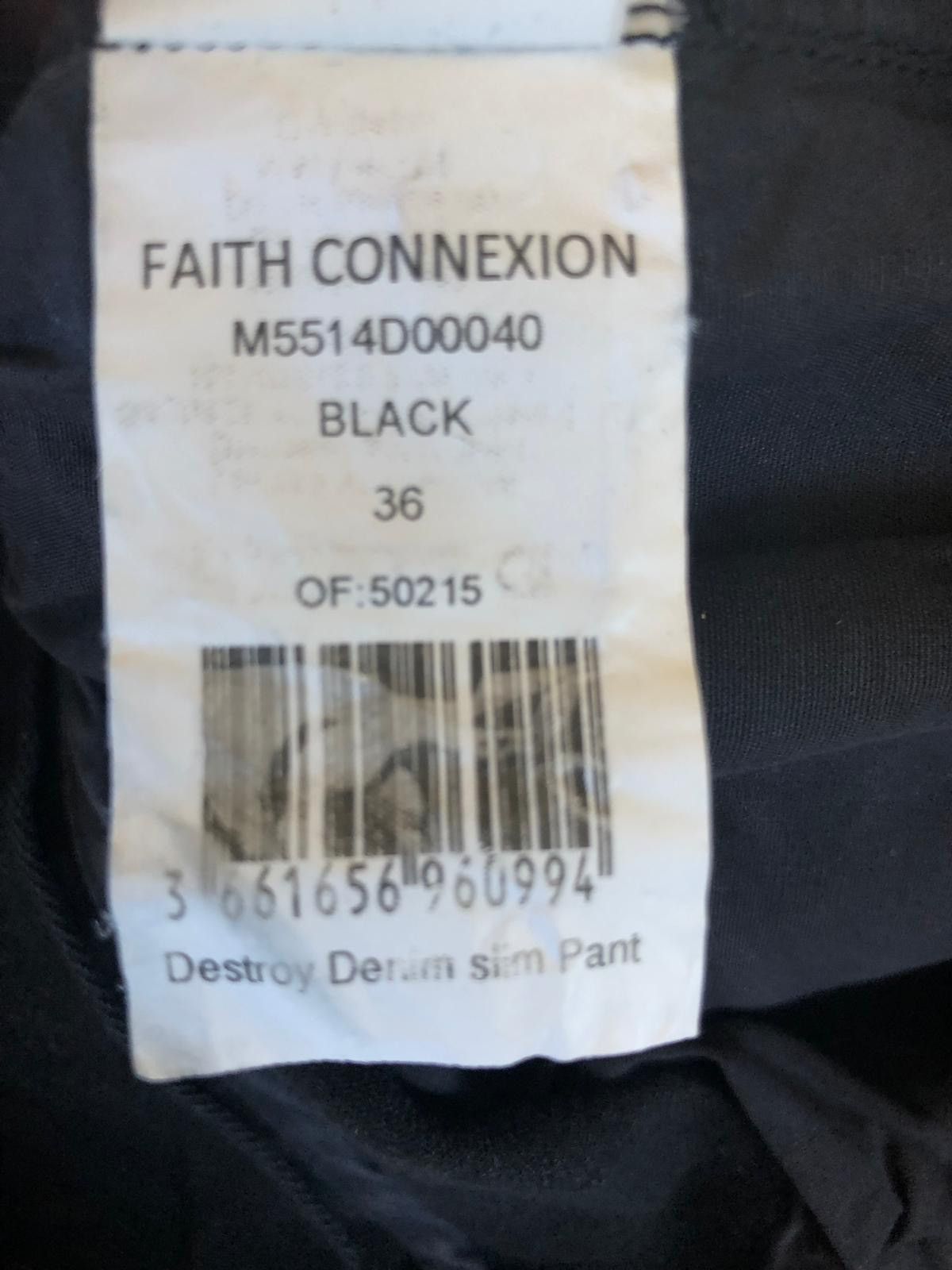 Faith Connexion Destroy Denim Slim Pant in Black Size US 36 / EU 52 - 10 Thumbnail