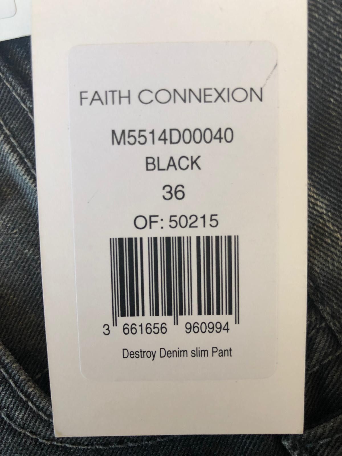 Faith Connexion Destroy Denim Slim Pant in Black Size US 36 / EU 52 - 8 Thumbnail