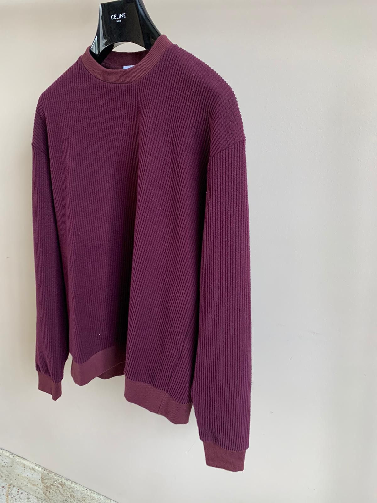 John Elliott FW18 Ribbed Crewneck in Burgundy Size US M / EU 48-50 / 2 - 11 Thumbnail