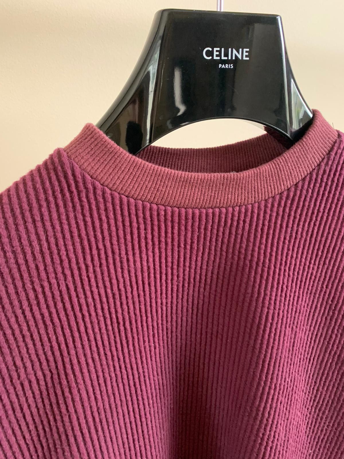 John Elliott FW18 Ribbed Crewneck in Burgundy Size US M / EU 48-50 / 2 - 6 Thumbnail