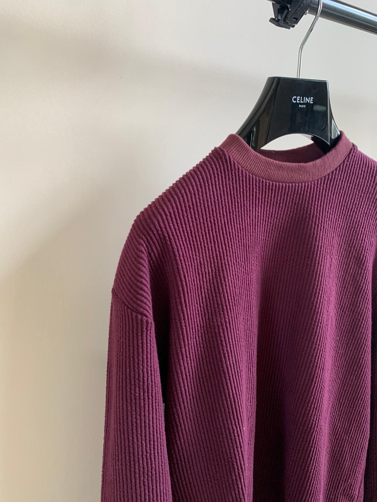 John Elliott FW18 Ribbed Crewneck in Burgundy Size US M / EU 48-50 / 2 - 4 Thumbnail