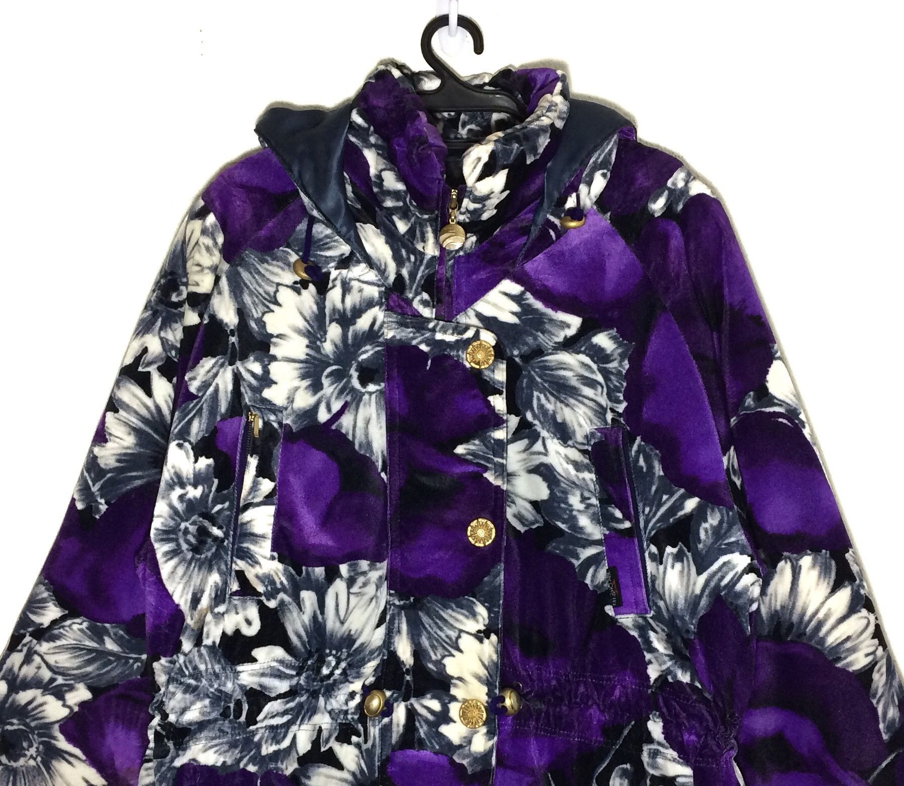 Japanese Brand Kensho Abe Overprint Graphic Drawsting Winter Autumn Jacket Size US L / EU 52-54 / 3 - 2 Thumbnail