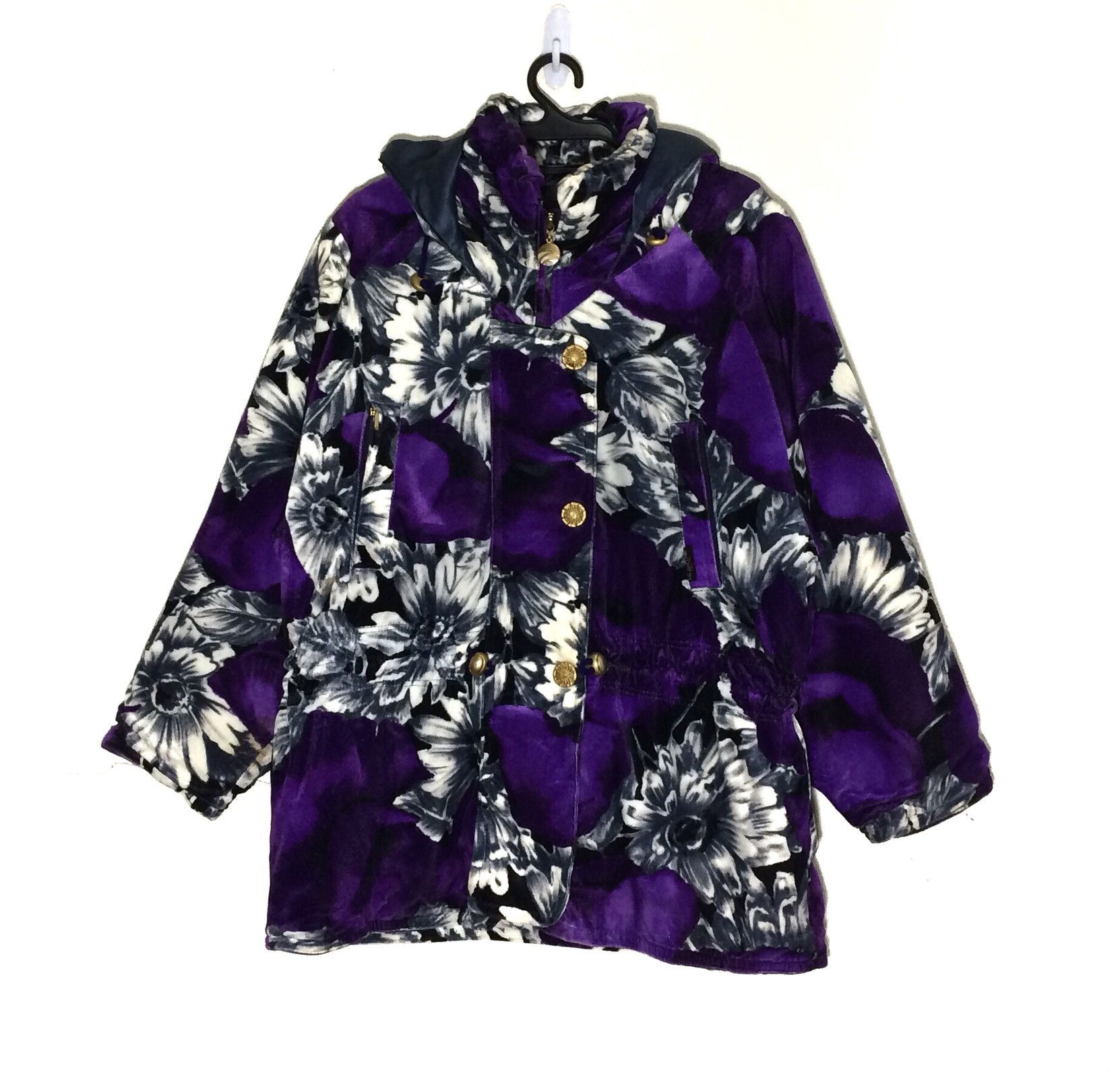 Japanese Brand Kensho Abe Overprint Graphic Drawsting Winter Autumn Jacket Size US L / EU 52-54 / 3 - 1 Thumbnail