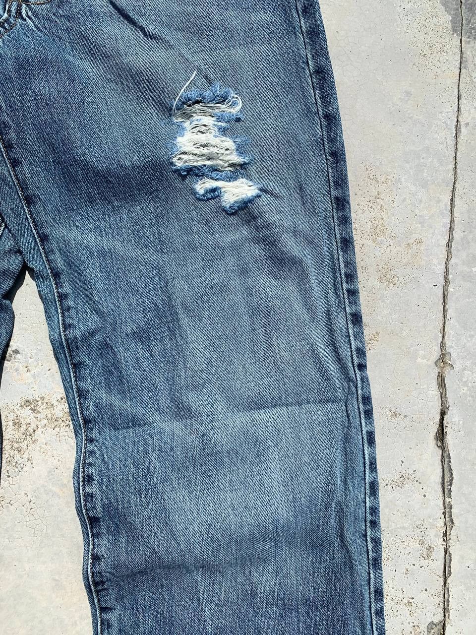 Japanese Brand Famock Distressed Denim Washed Jeans Size US 30 / EU 46 - 5 Thumbnail