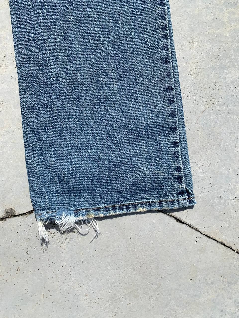 Japanese Brand Famock Distressed Denim Washed Jeans Size US 30 / EU 46 - 12 Thumbnail
