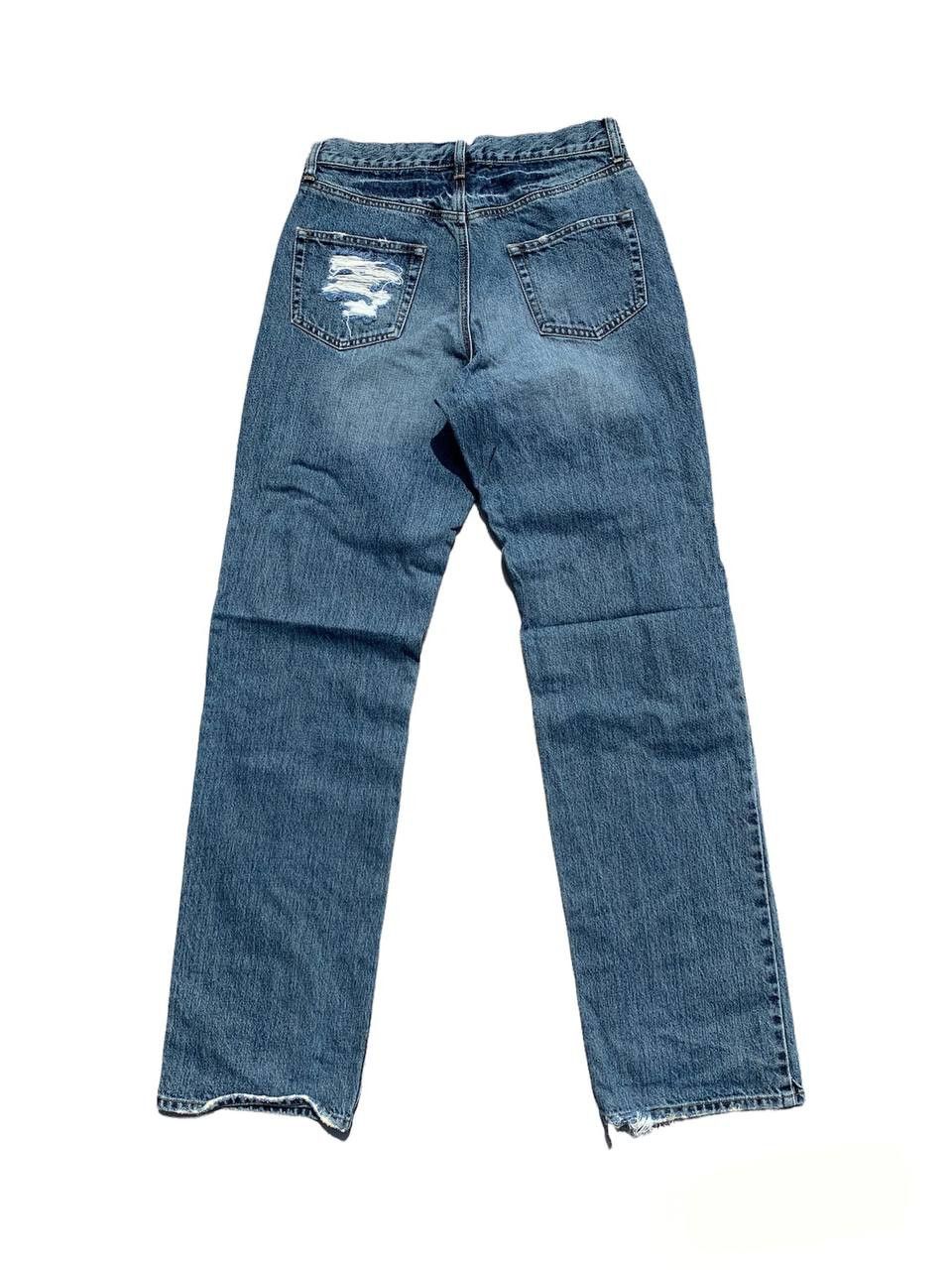 Japanese Brand Famock Distressed Denim Washed Jeans Size US 30 / EU 46 - 2 Thumbnail