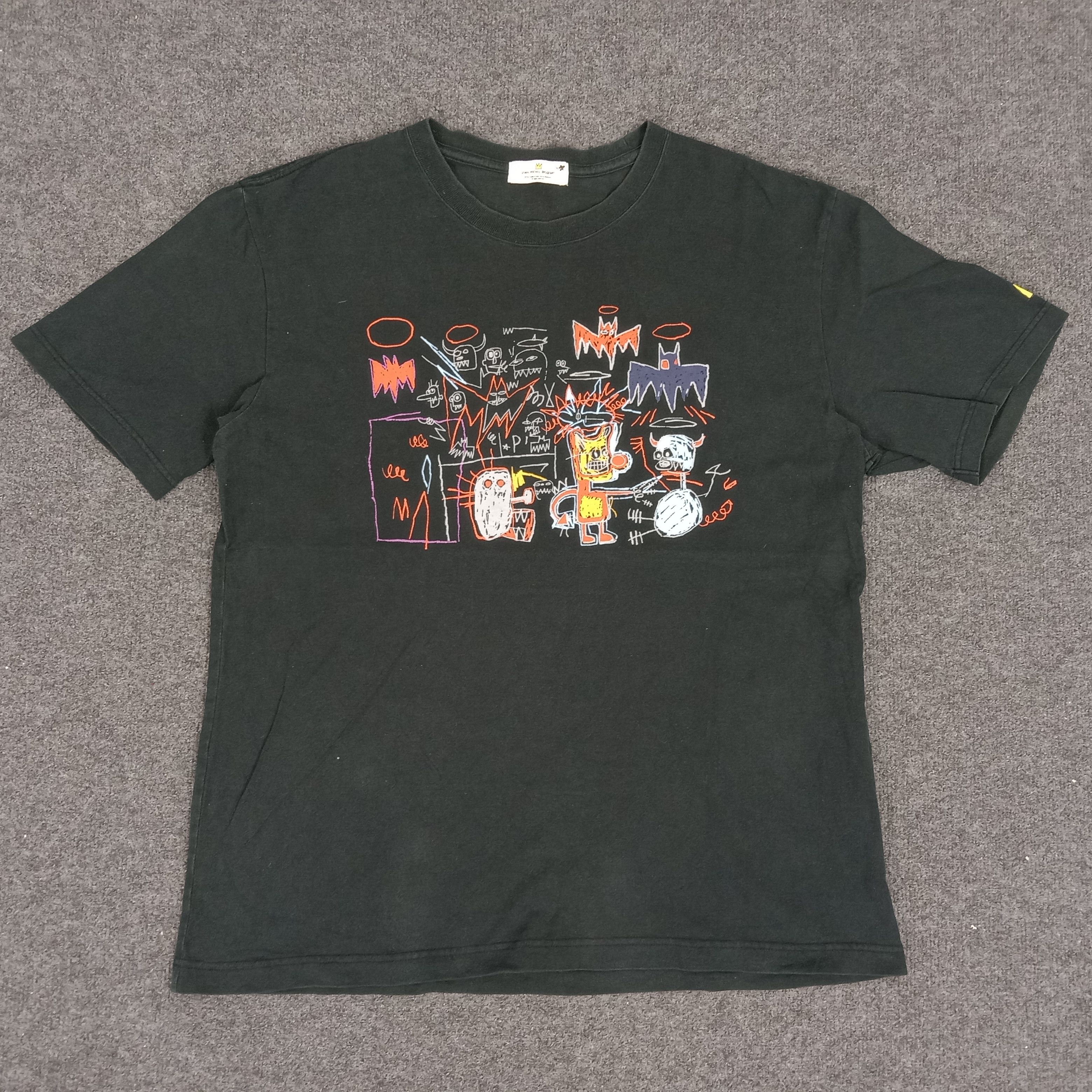 Japanese Brand × Jean-Michel Basquiat × Vintage Jean Michel Basquiat X Japanese Brand Tshirt Size US XL / EU 56 / 4 - 1 Thumbnail