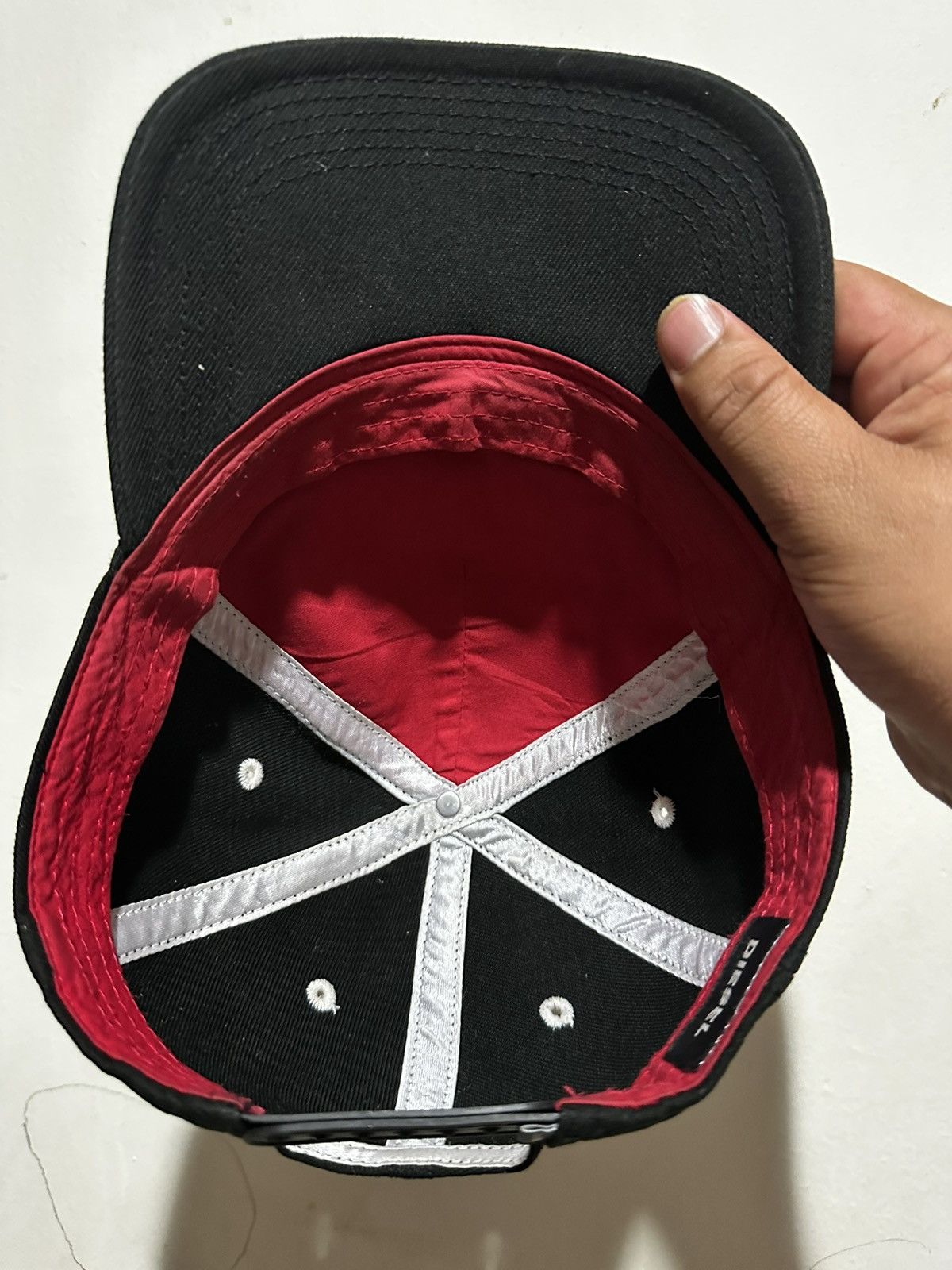 Diesel DIESEL Signature Logo Dad Hat Size ONE SIZE - 5 Thumbnail