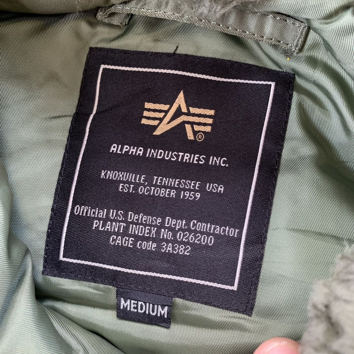 Alpha Industries Alpha Industries Inc Bomber Type N-3B (N) spec MIL-J-6279 Size US M / EU 48-50 / 2 - 8 Thumbnail