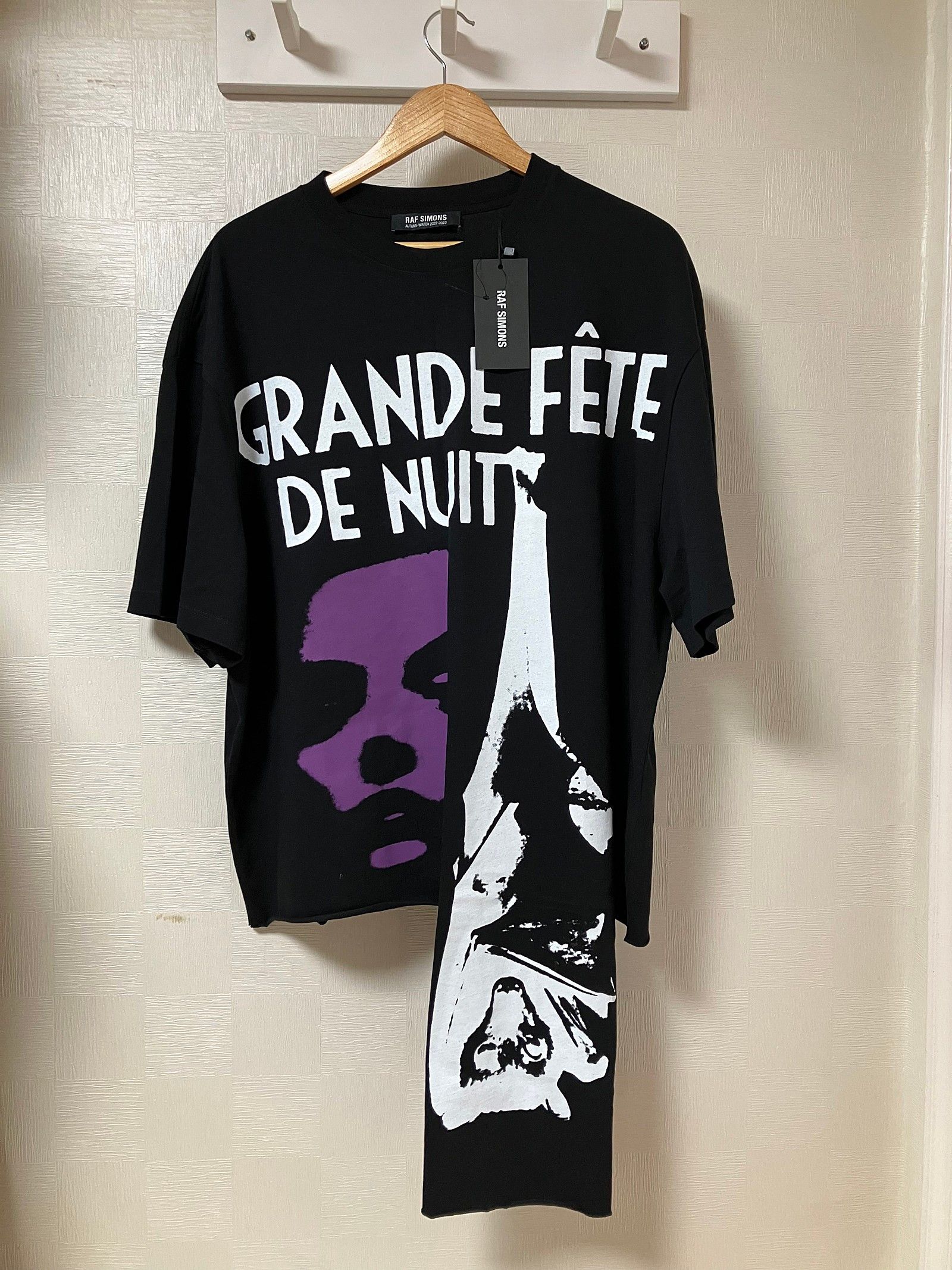 Grand Fete graphic print hoodie, Raf Simons