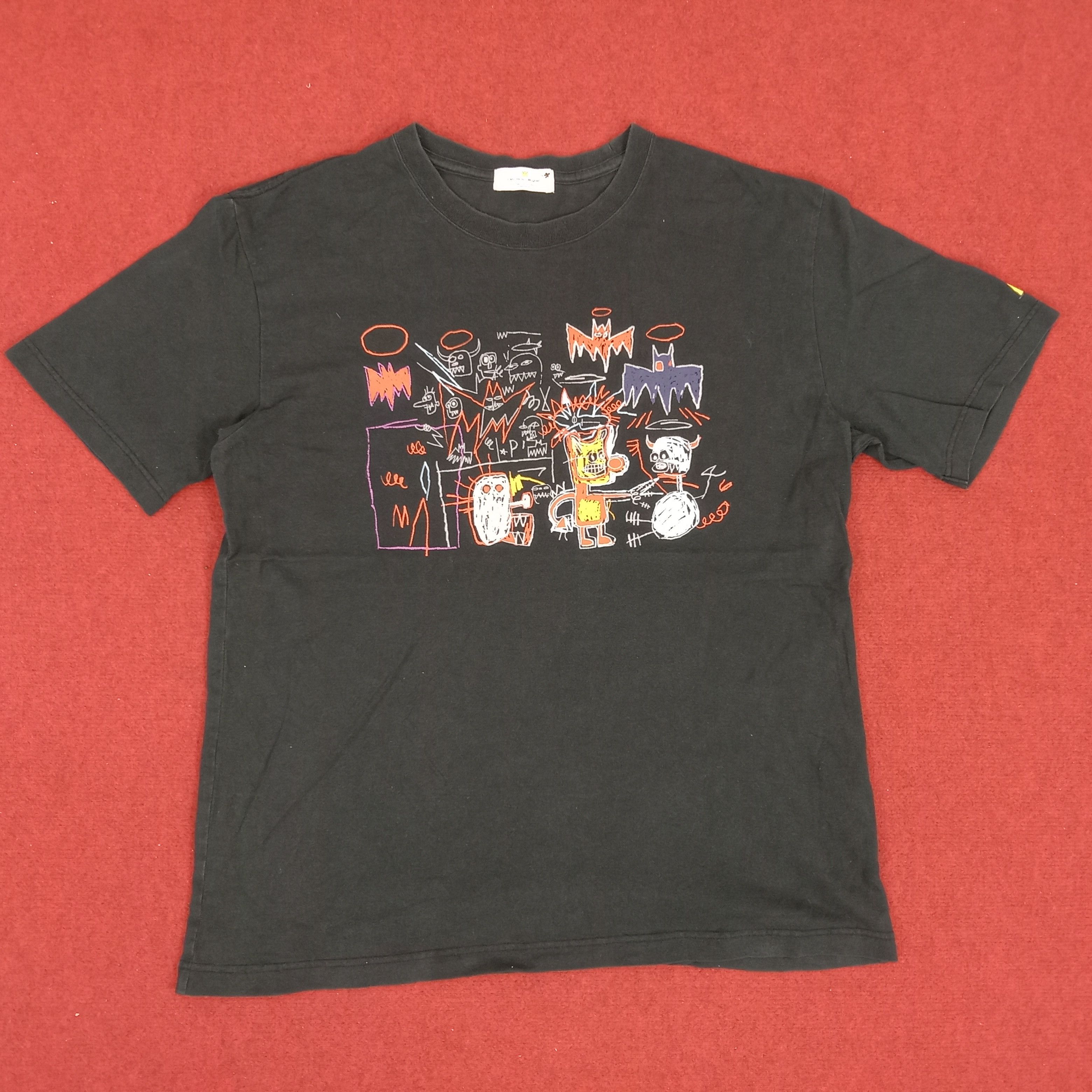 Jean Michel Basquiat X Uniqlo Art Style Design Tshirt