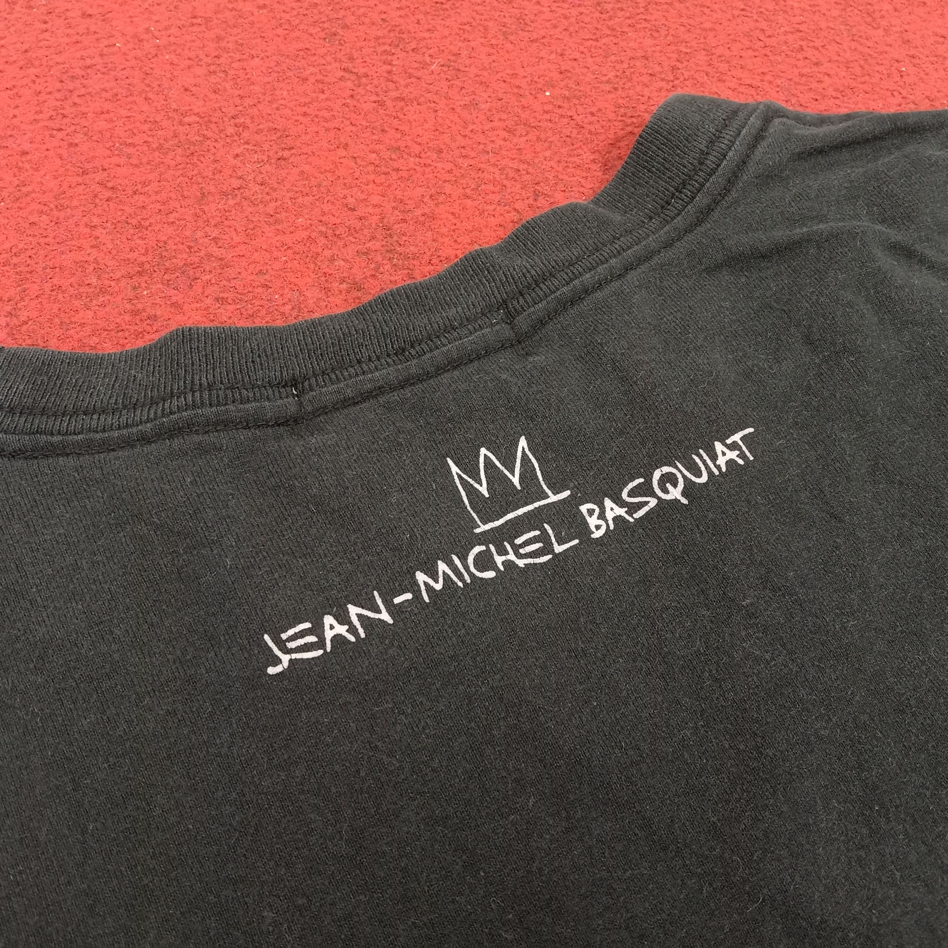 Japanese Brand × Jean-Michel Basquiat × Vintage Jean Michel Basquiat X Uniqlo Art Style Design Tshirt Size US XL / EU 56 / 4 - 4 Thumbnail
