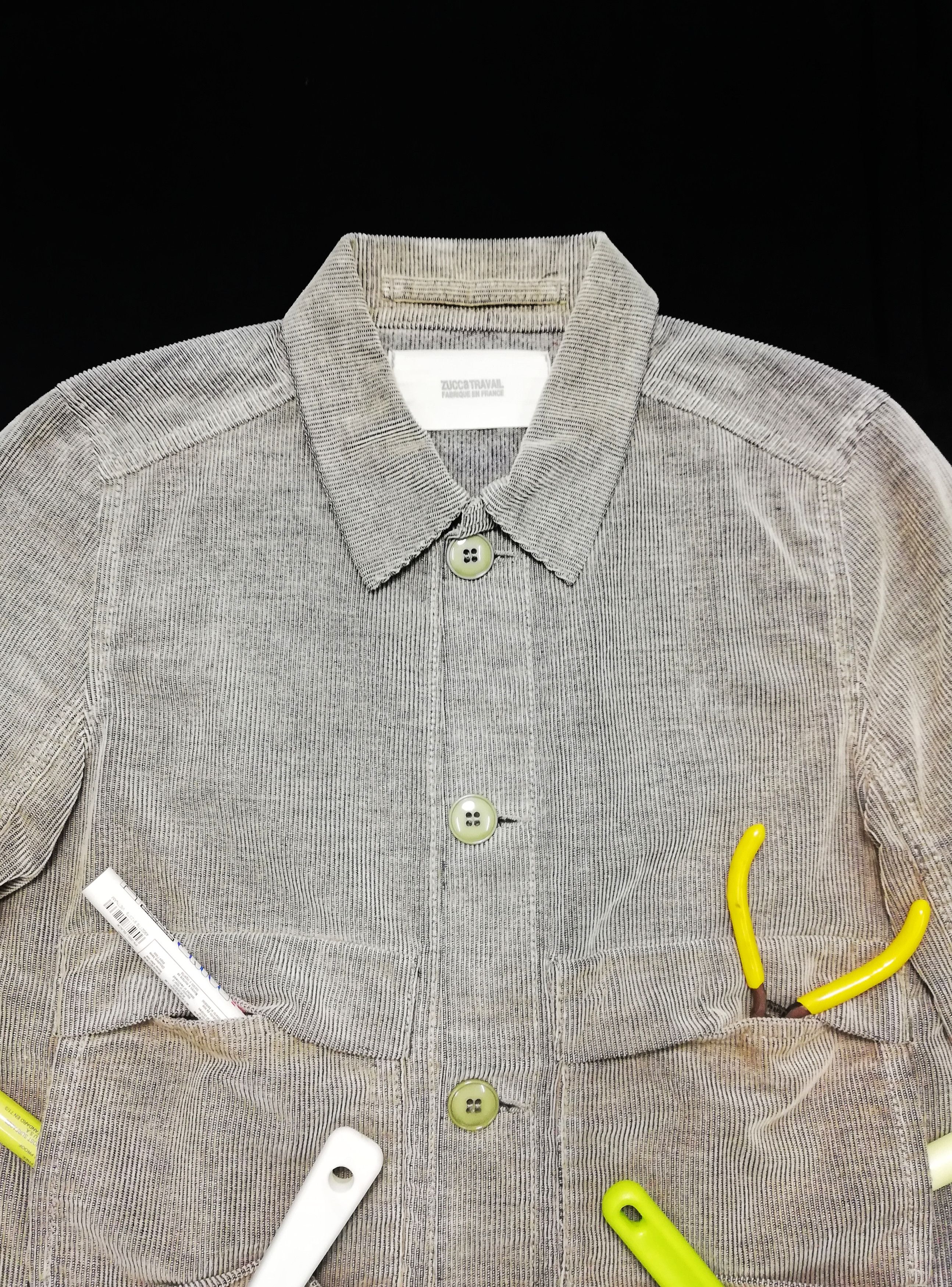 CABANE de ZUCCa × Designer 🔥Zucca Travail Fabfuque En France Cargo Pocket Corduroy🔥 Size US XS / EU 42 / 0 - 5 Thumbnail