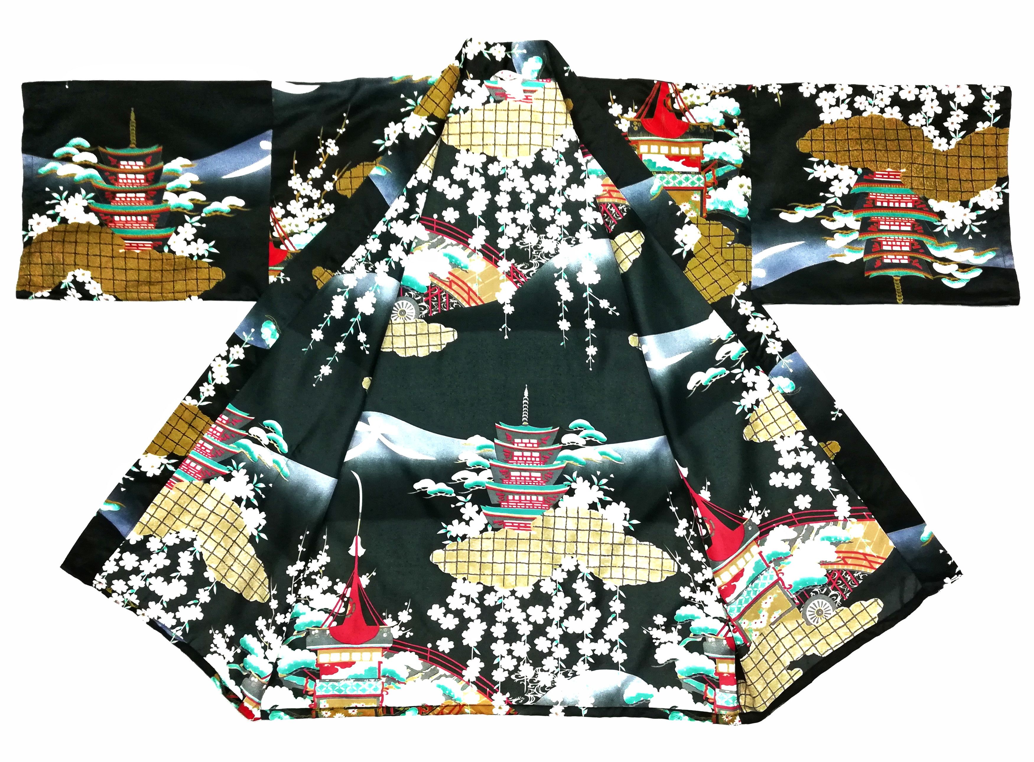 Art Comes First × Japanese Brand 🔥Maruky Polyester Japanese kimono Boho Robe Classic🔥 Size US L / EU 52-54 / 3 - 1 Thumbnail