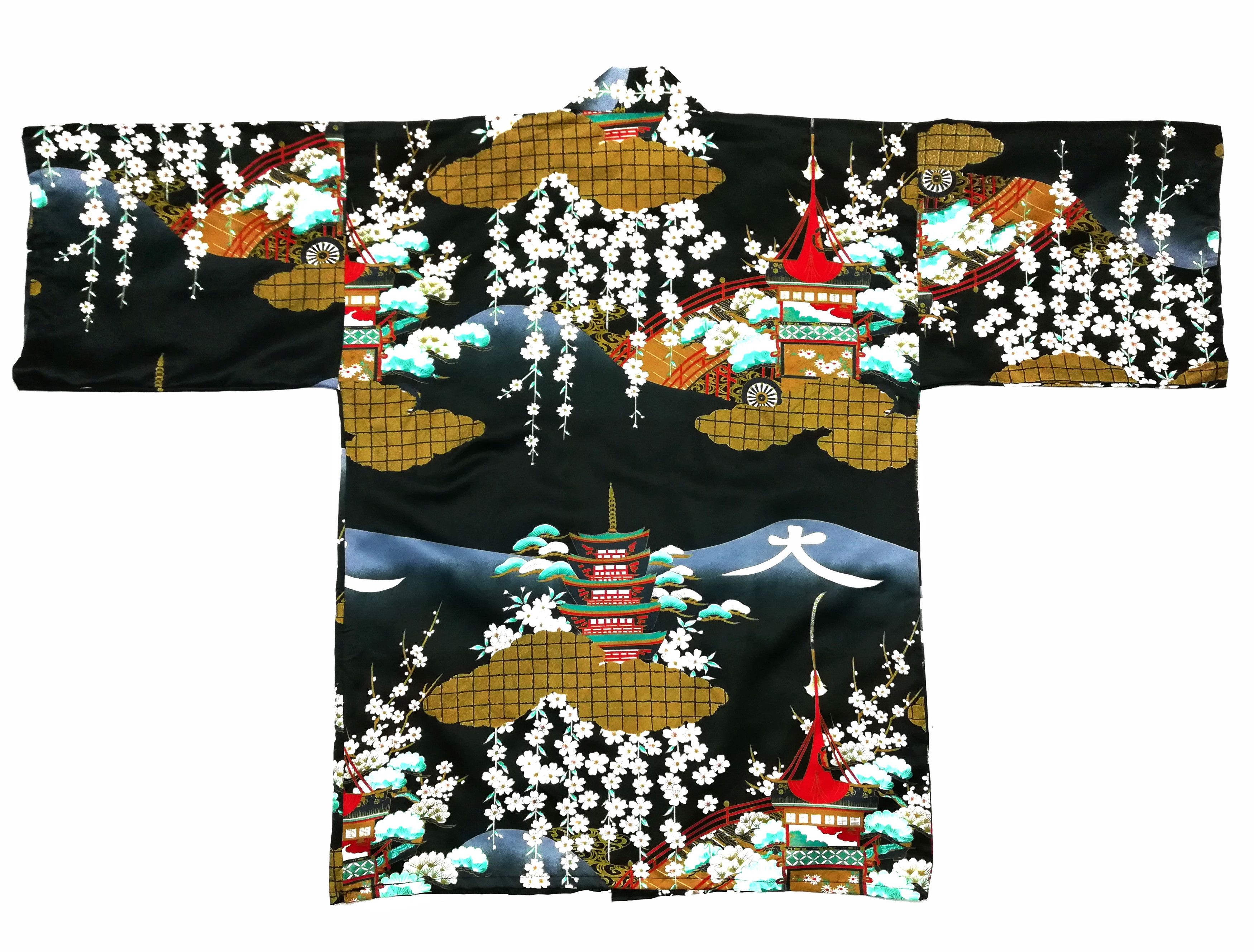 Art Comes First × Japanese Brand 🔥Maruky Polyester Japanese kimono Boho Robe Classic🔥 Size US L / EU 52-54 / 3 - 10 Thumbnail