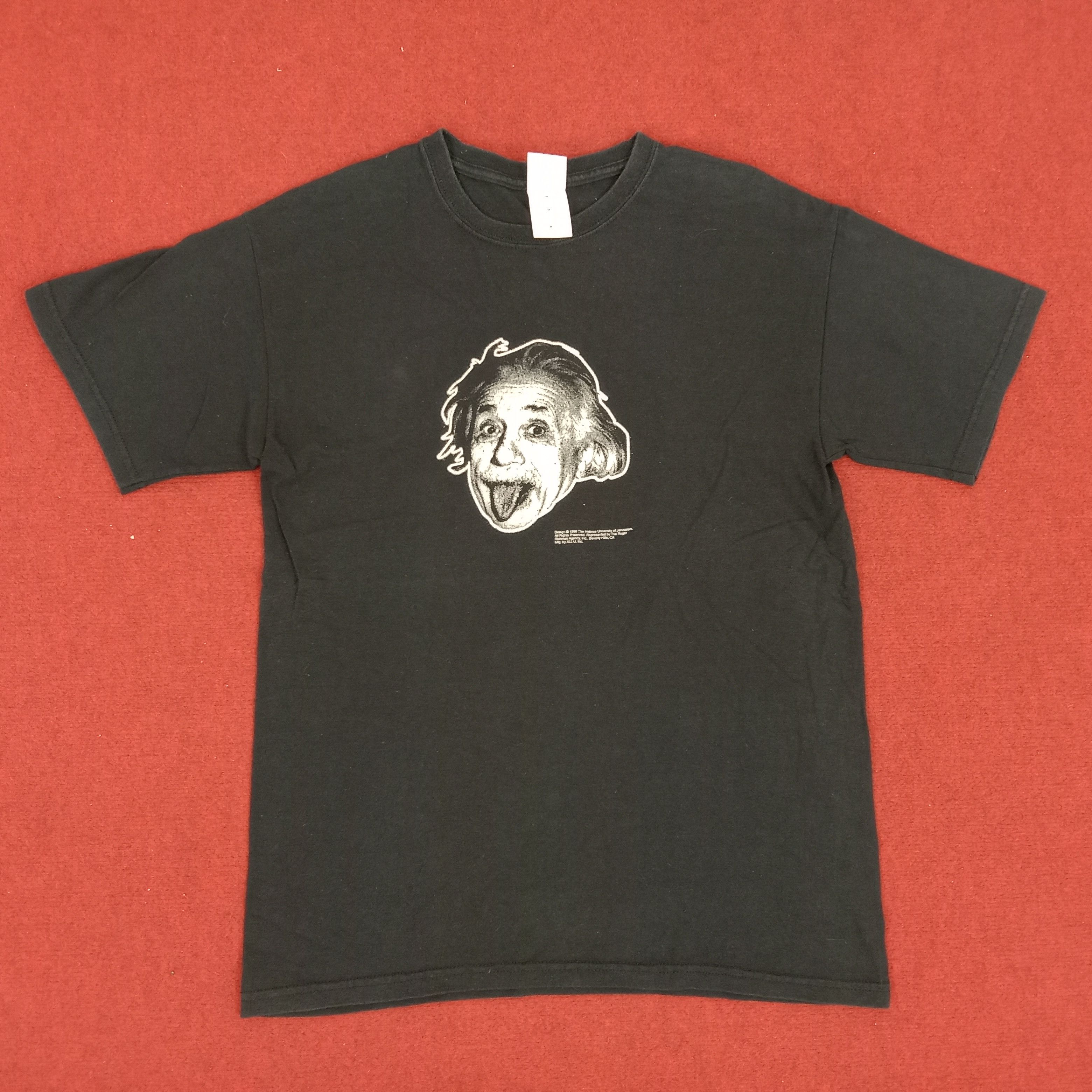 Vintage Albert Einstein Streetwear Style Vintage Tshirt Size US M / EU 48-50 / 2 - 1 Thumbnail