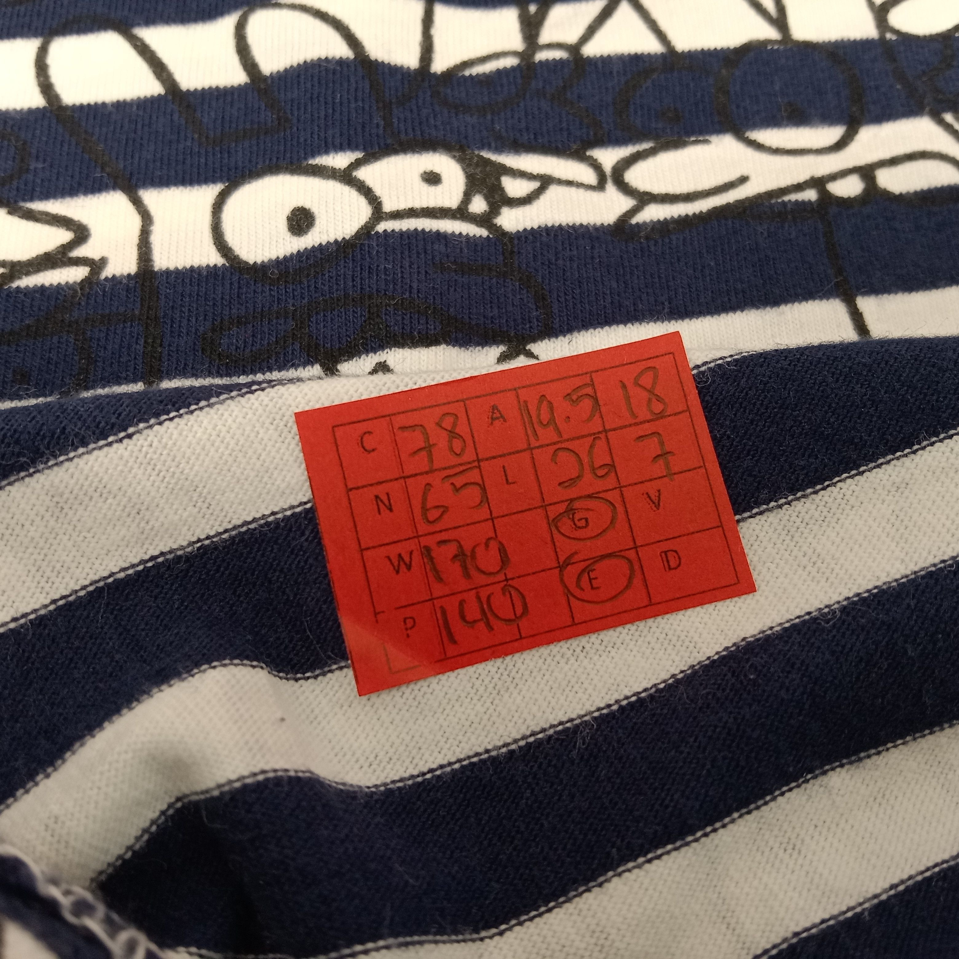 Comme des Garcons × Japanese Brand × Vintage CDG Play Comme Des Garcons Small Logo Stripes Design Tshirt Size M / US 6-8 / IT 42-44 - 9 Thumbnail