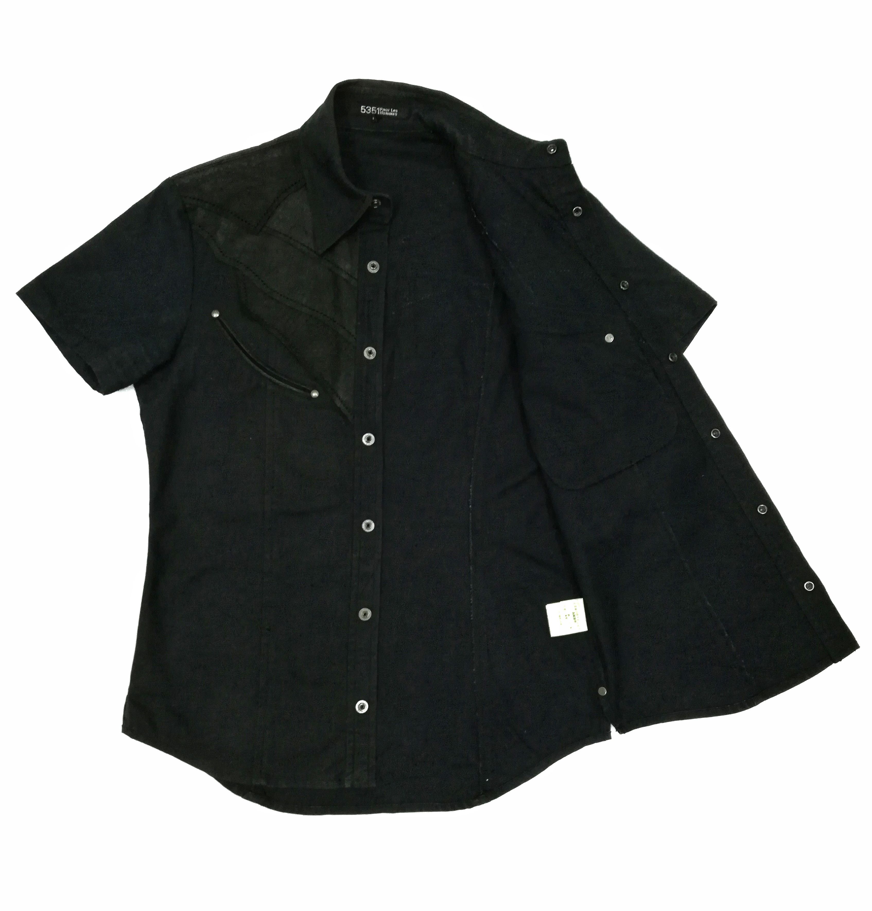 5351 POUR LES HOMMES × Japanese Brand 🔥Designer 5351 Pour Les Hommes Shirts Button Up Cotton🔥 Size US XS / EU 42 / 0 - 5 Thumbnail