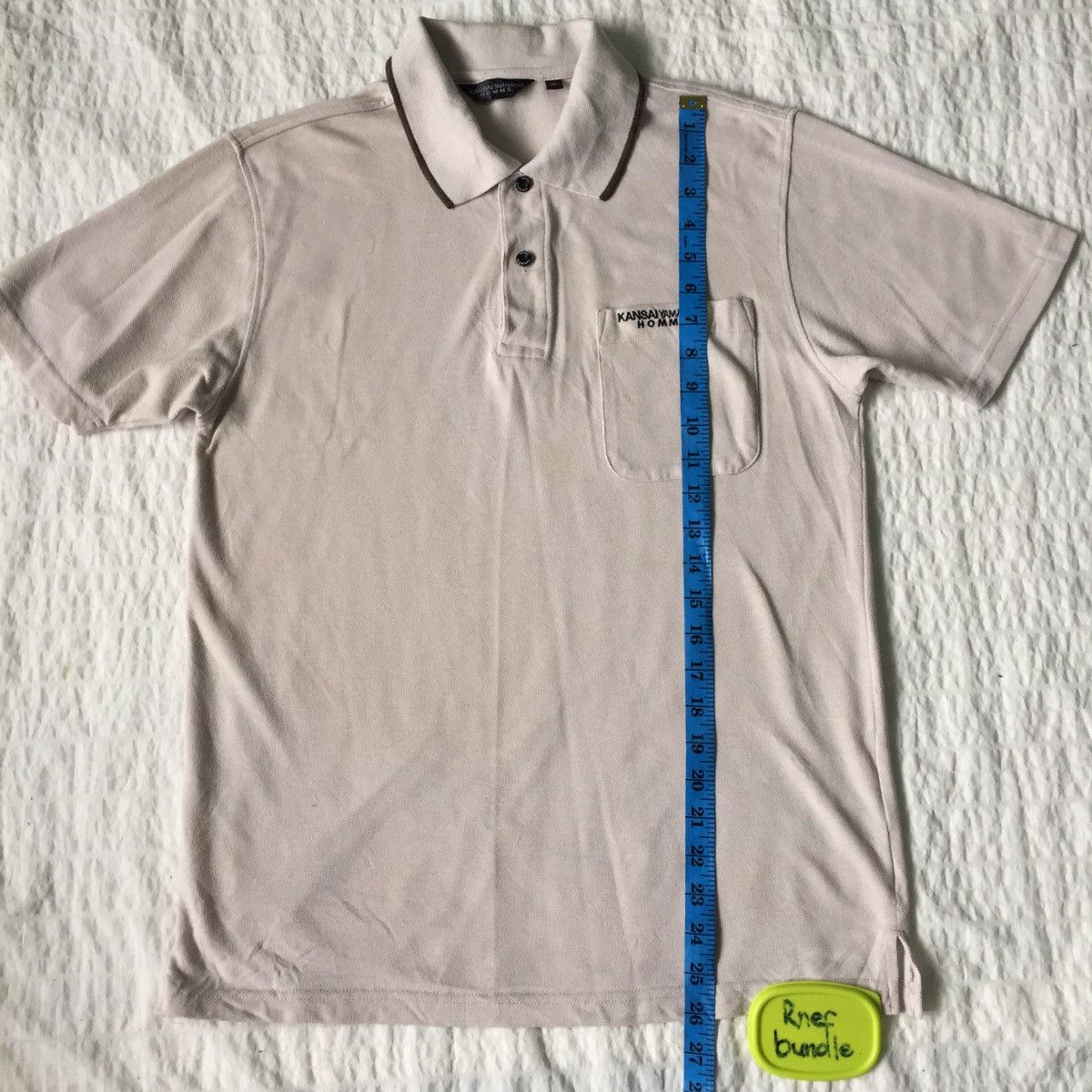 Japanese Brand Kansai Yamamoto homme collar tshirt Size US M / EU 48-50 / 2 - 13 Thumbnail