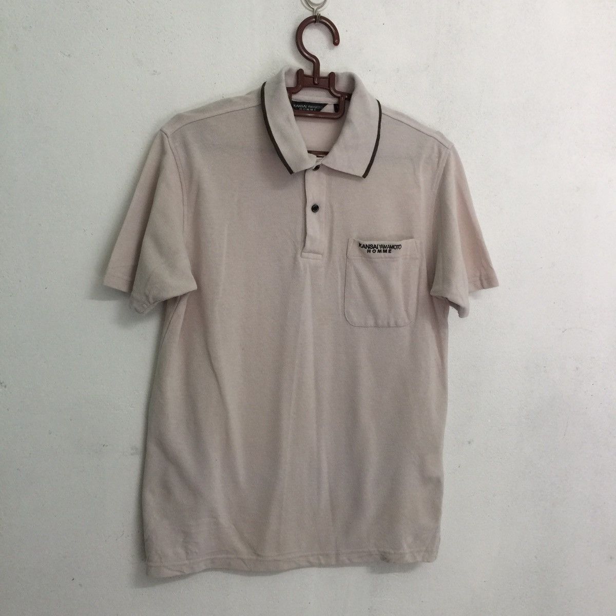 Japanese Brand Kansai Yamamoto homme collar tshirt Size US M / EU 48-50 / 2 - 3 Thumbnail
