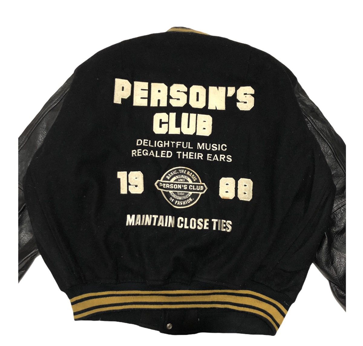 Undercover Person’s Club 1988 Maintain Close Tier Varsity Jacket Size US L / EU 52-54 / 3 - 4 Thumbnail