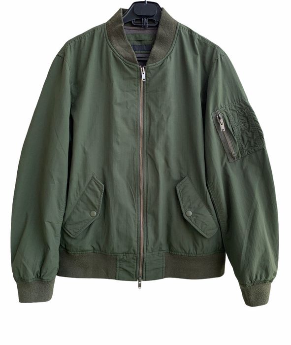 Uniqlo green hot sale bomber jacket