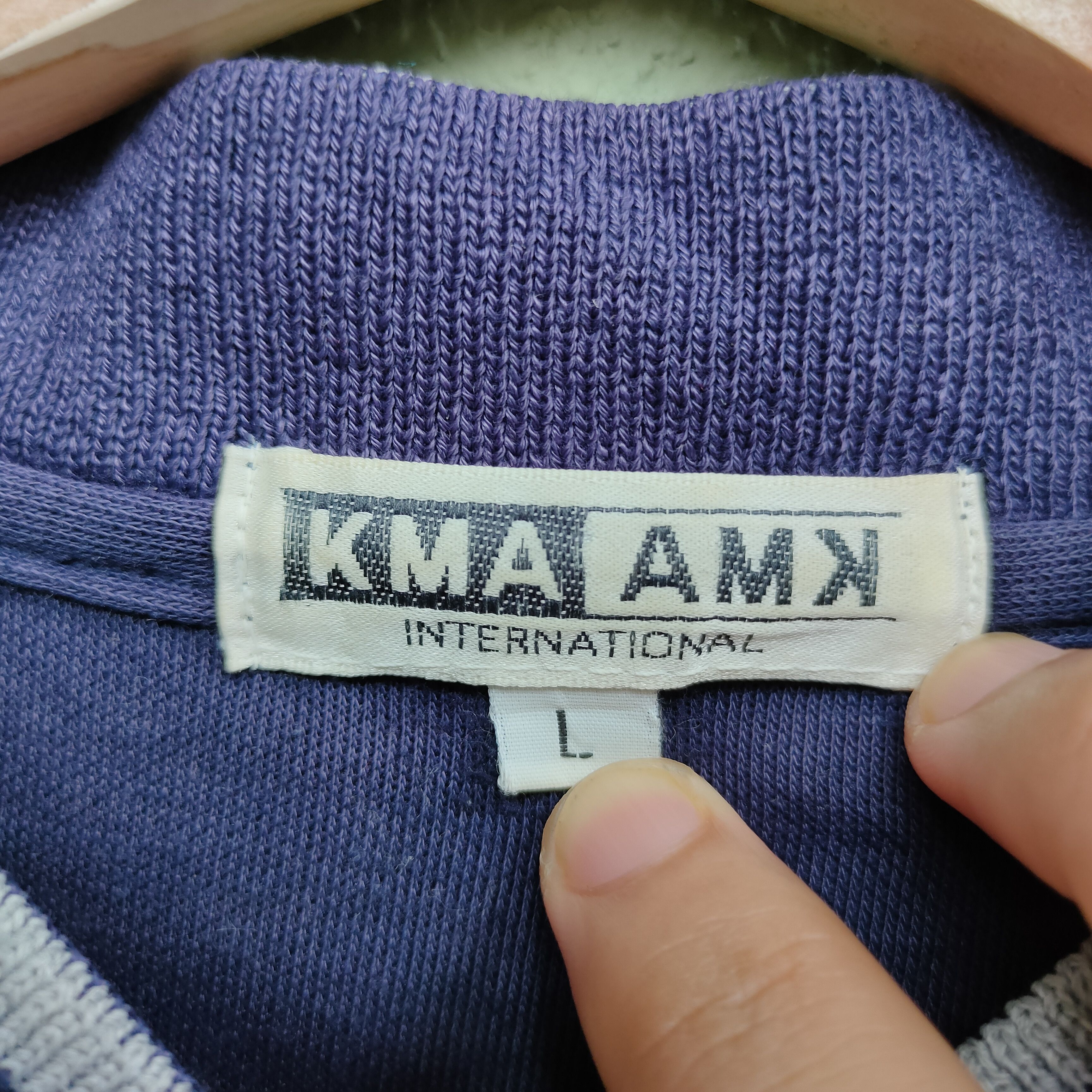 Designer Vintaga Kma International Embroidery Logo Sweatshirt Jumper Size US M / EU 48-50 / 2 - 7 Thumbnail