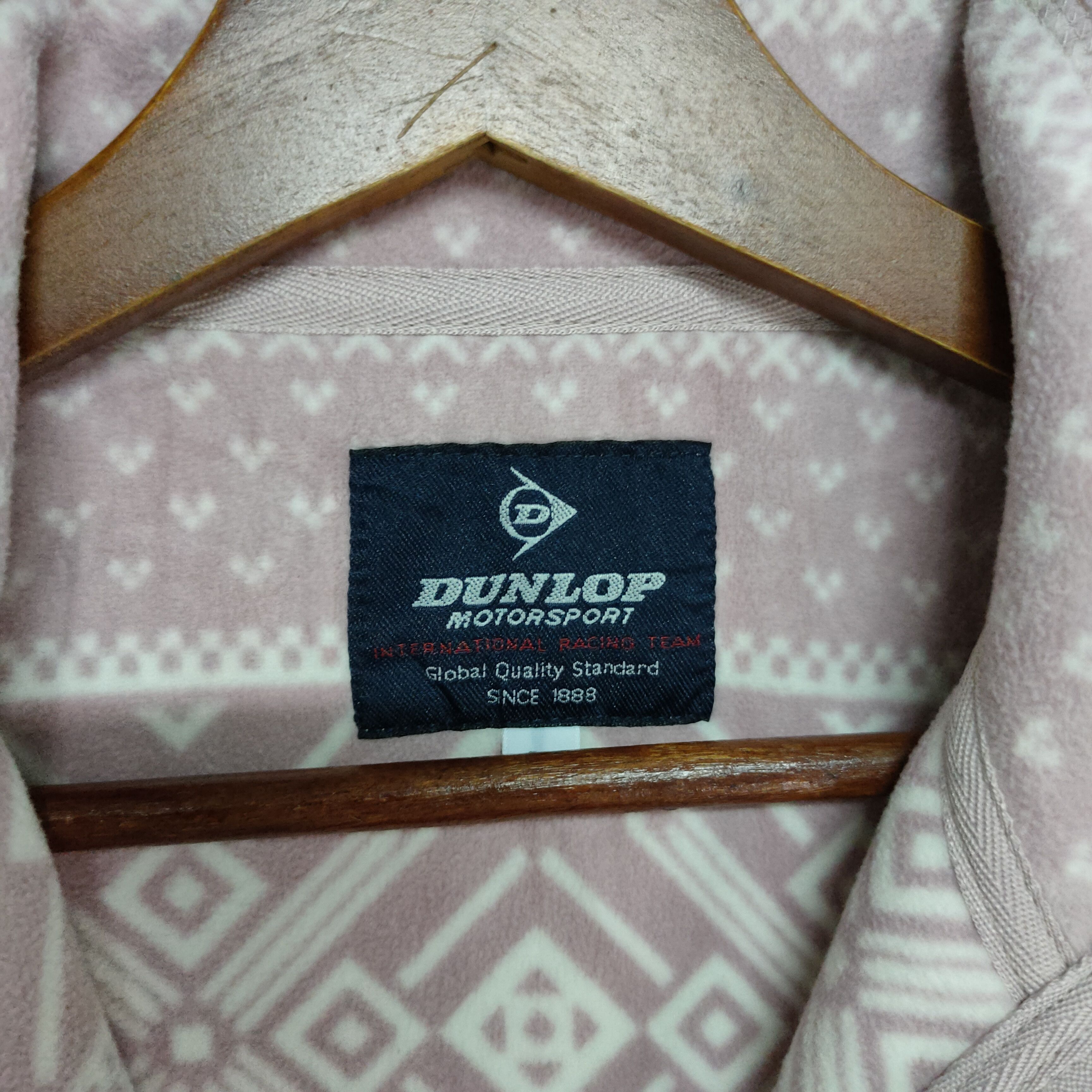 Dunlop VINTAGE DUNLOP MOTORSPORT ZIPPER UPS NICE DESIGN SWEATER Size US L / EU 52-54 / 3 - 6 Thumbnail