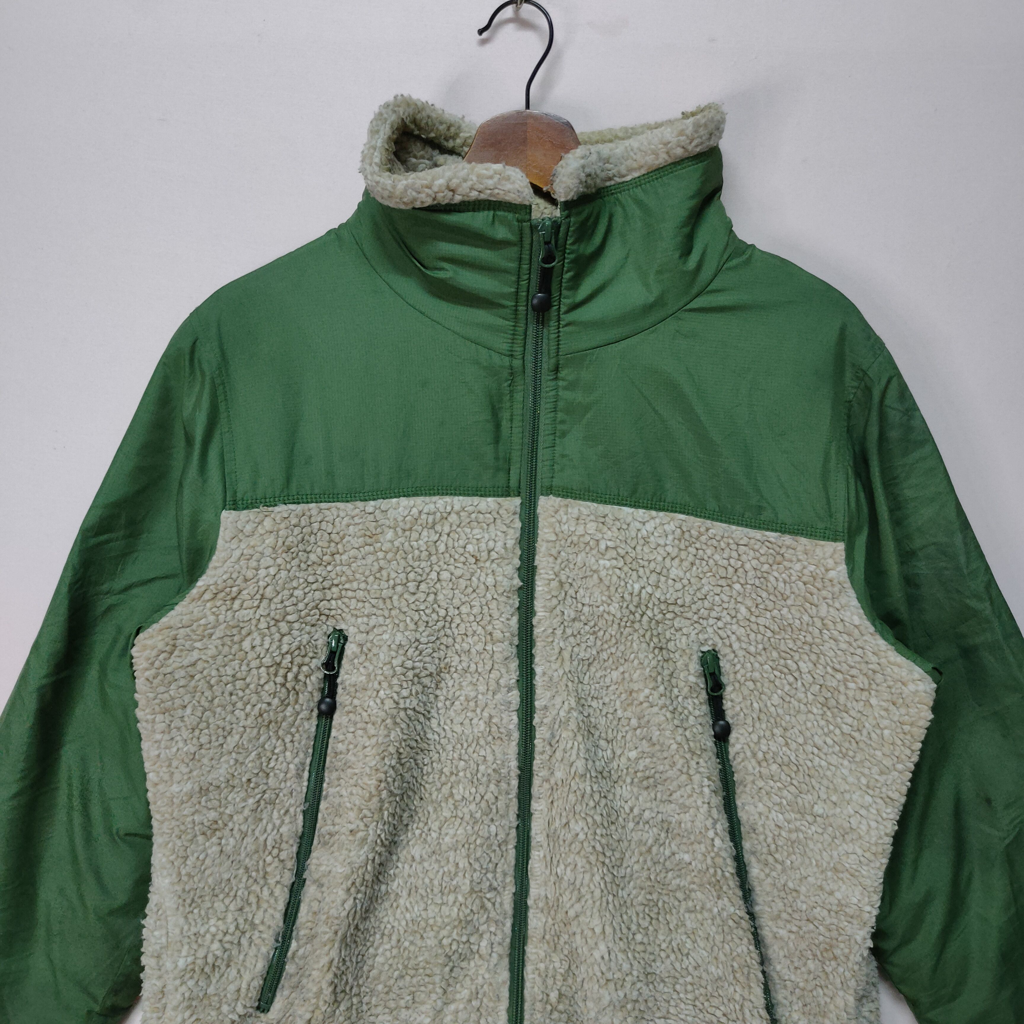 Designer VINTAGE SHERPA FLEECE ZIPPER UPS JACKET NICE DESIGN Size US M / EU 48-50 / 2 - 9 Thumbnail