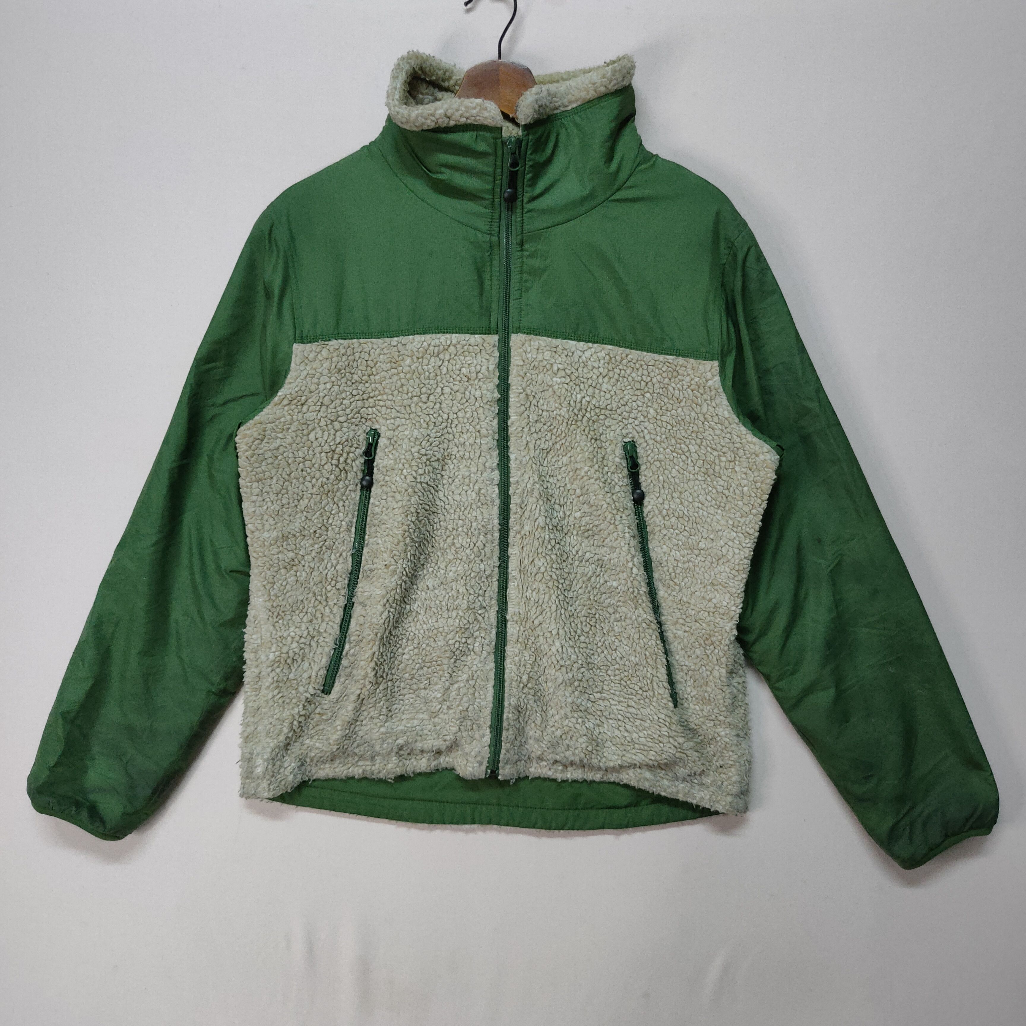 Designer VINTAGE SHERPA FLEECE ZIPPER UPS JACKET NICE DESIGN Size US M / EU 48-50 / 2 - 1 Thumbnail