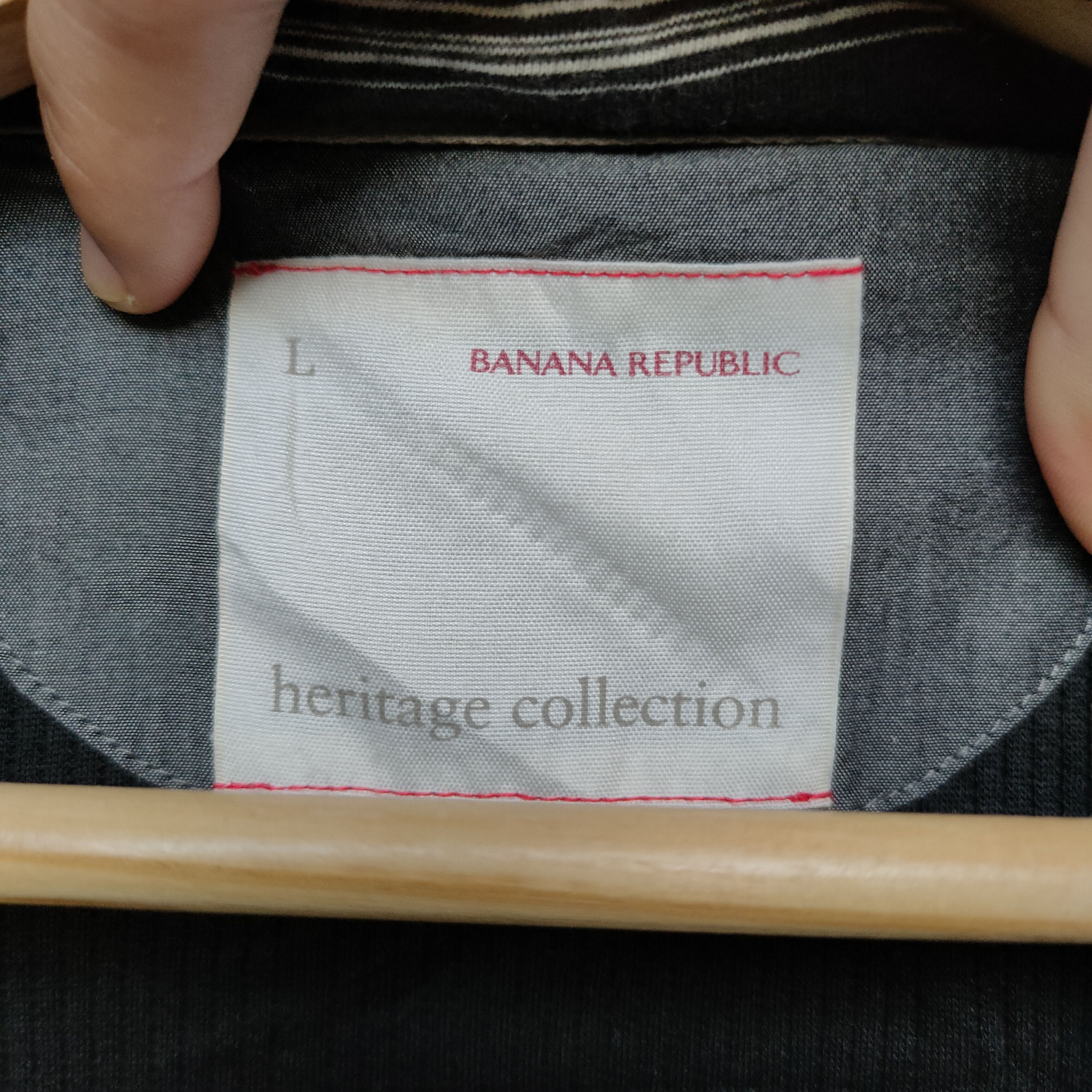 Banana Republic Vintage Banana Republic Zipper Ups Hoodie Sweatshirt Size US L / EU 52-54 / 3 - 8 Thumbnail
