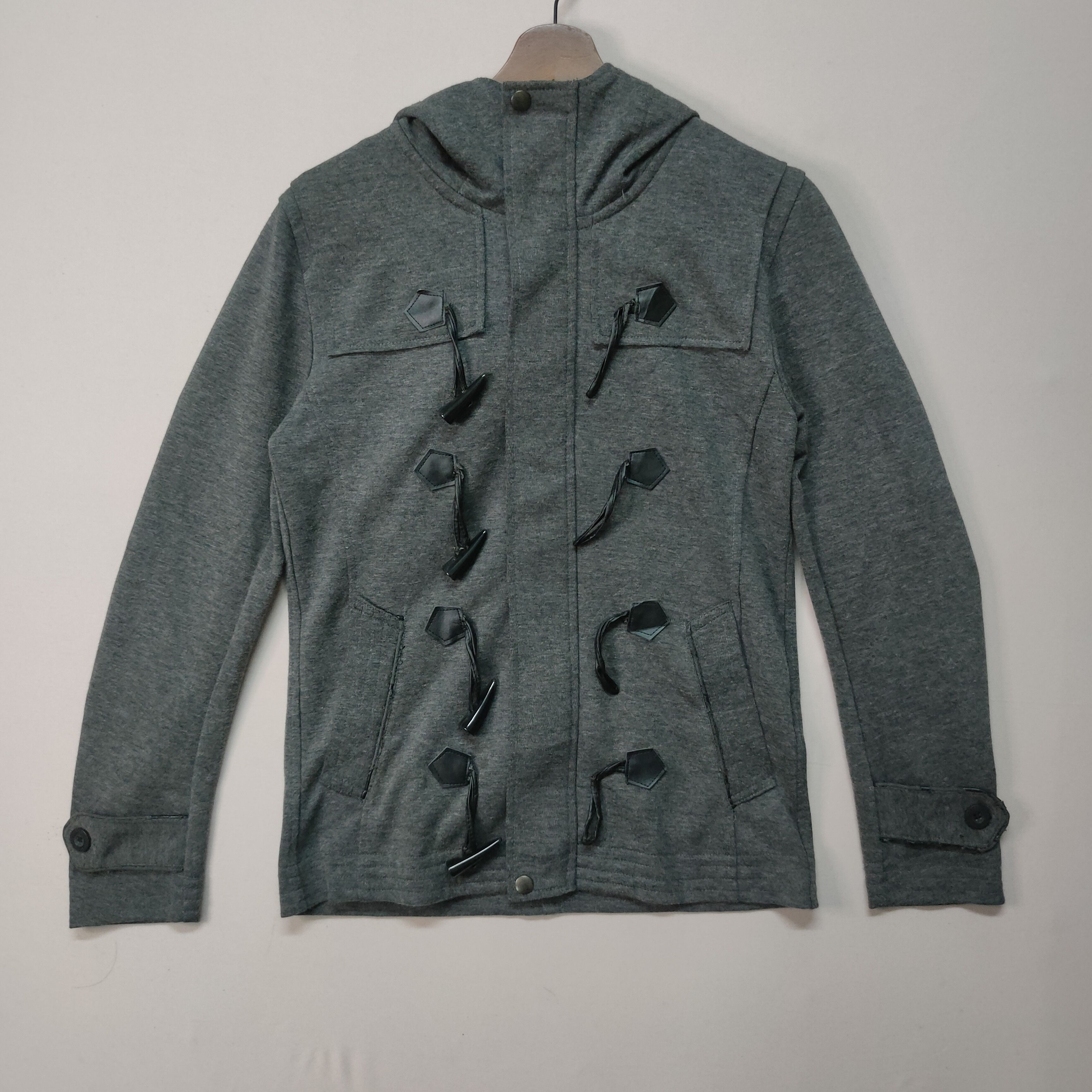 Mossimo VINTAGE MOSSIMO NICE DESIGN HOODIE DUFFLE JACKET Size US S / EU 44-46 / 1 - 1 Thumbnail