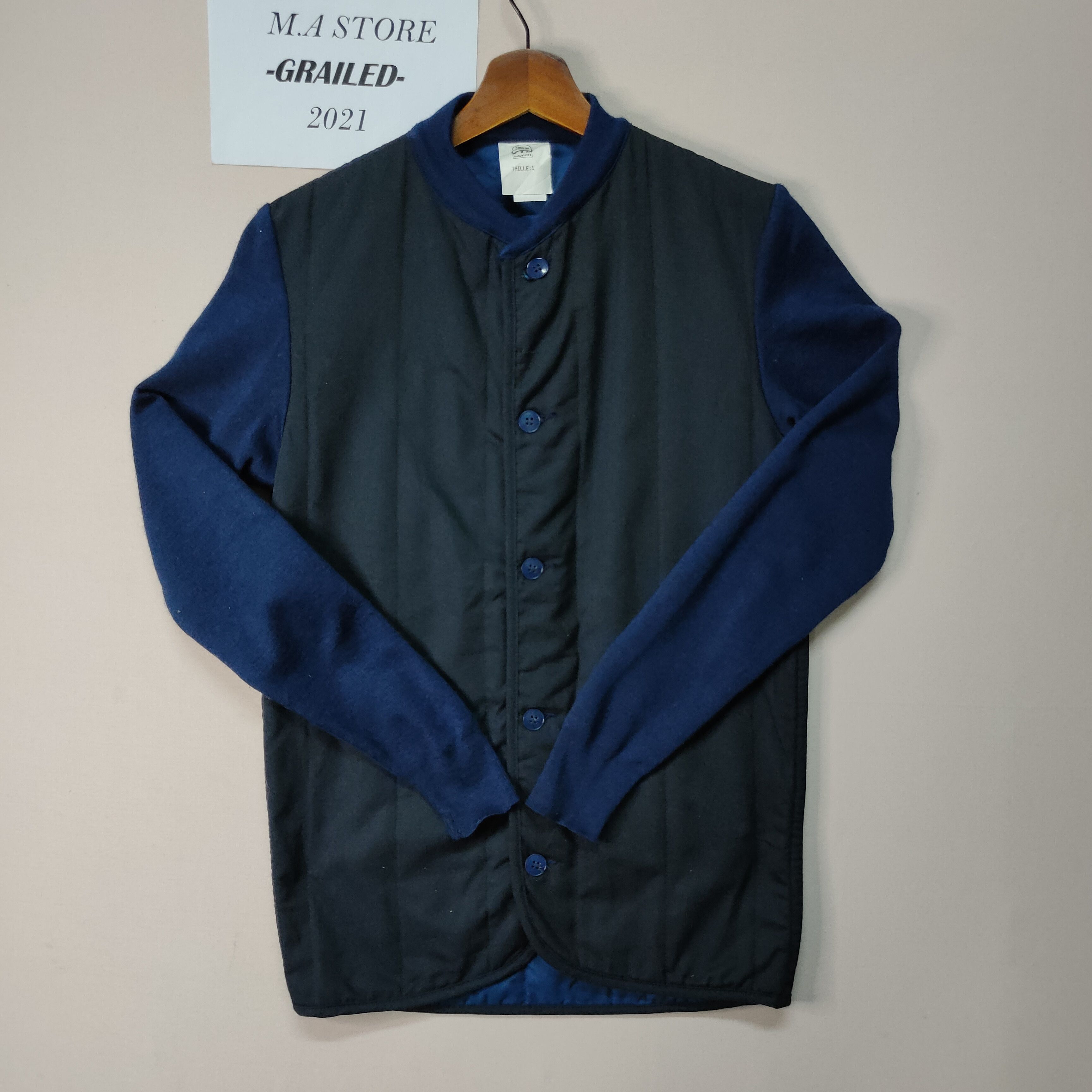 VTG INDUSTRIES BUTTON UPS VARSITY JACKET
