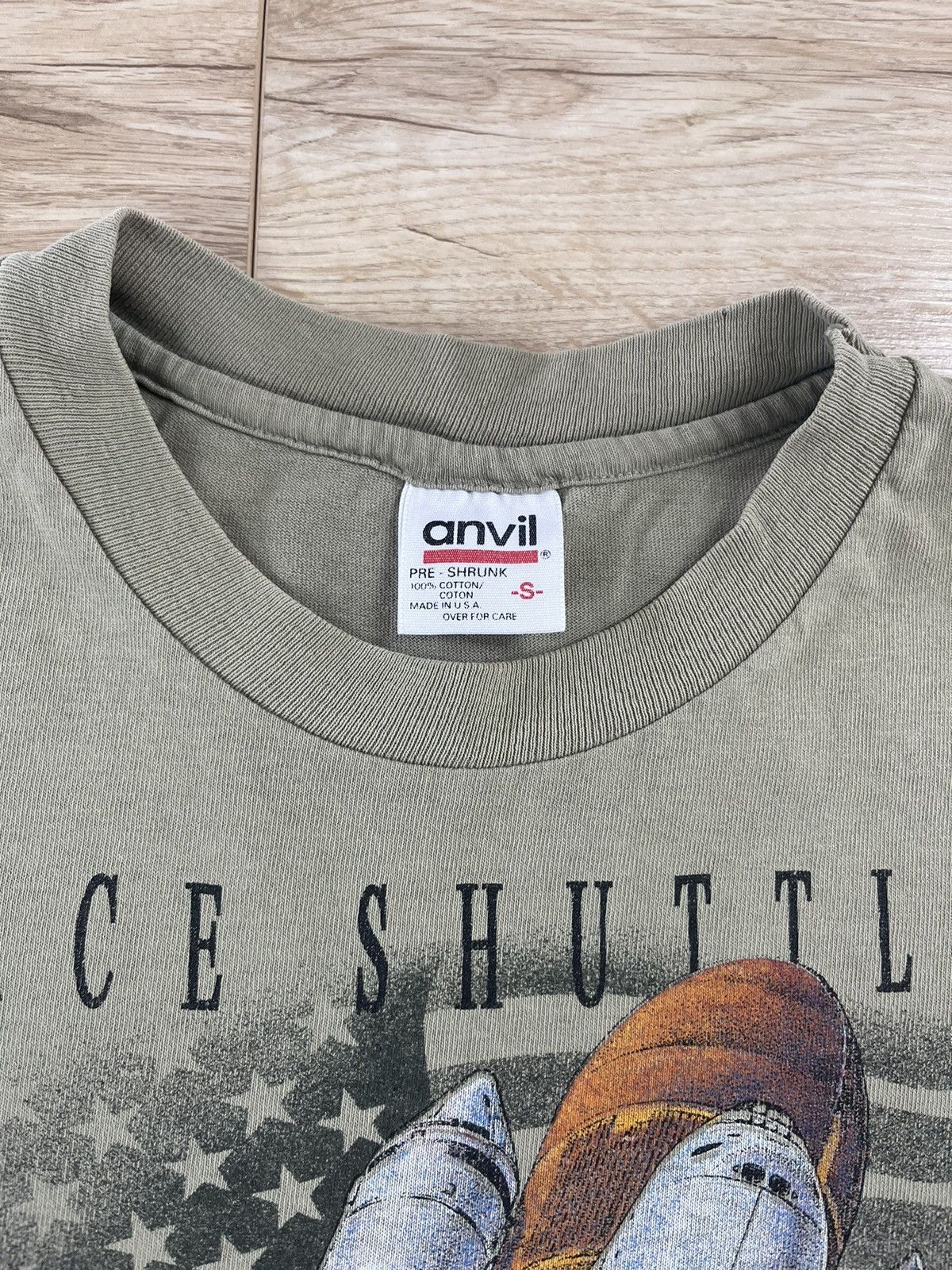 Anvil Vintage 90s Nasa Kennedy Space Rocket USA @420 Size S / US 4 / IT 40 - 5 Thumbnail