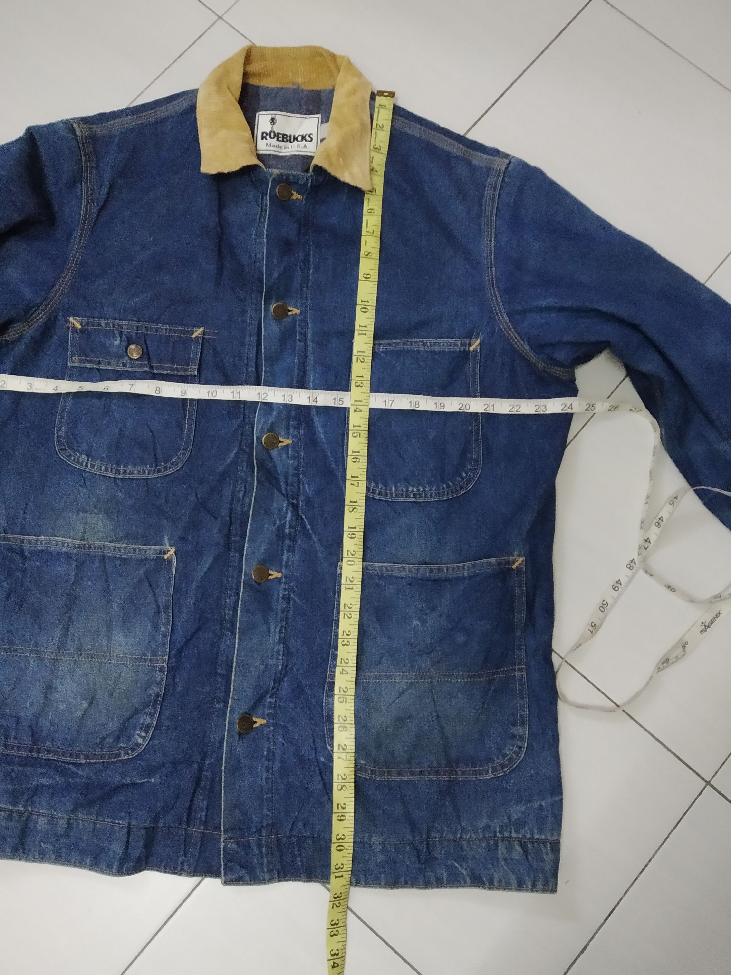 Vintage Worker Jacket Roebuck with blanket lining Size US L / EU 52-54 / 3 - 7 Thumbnail