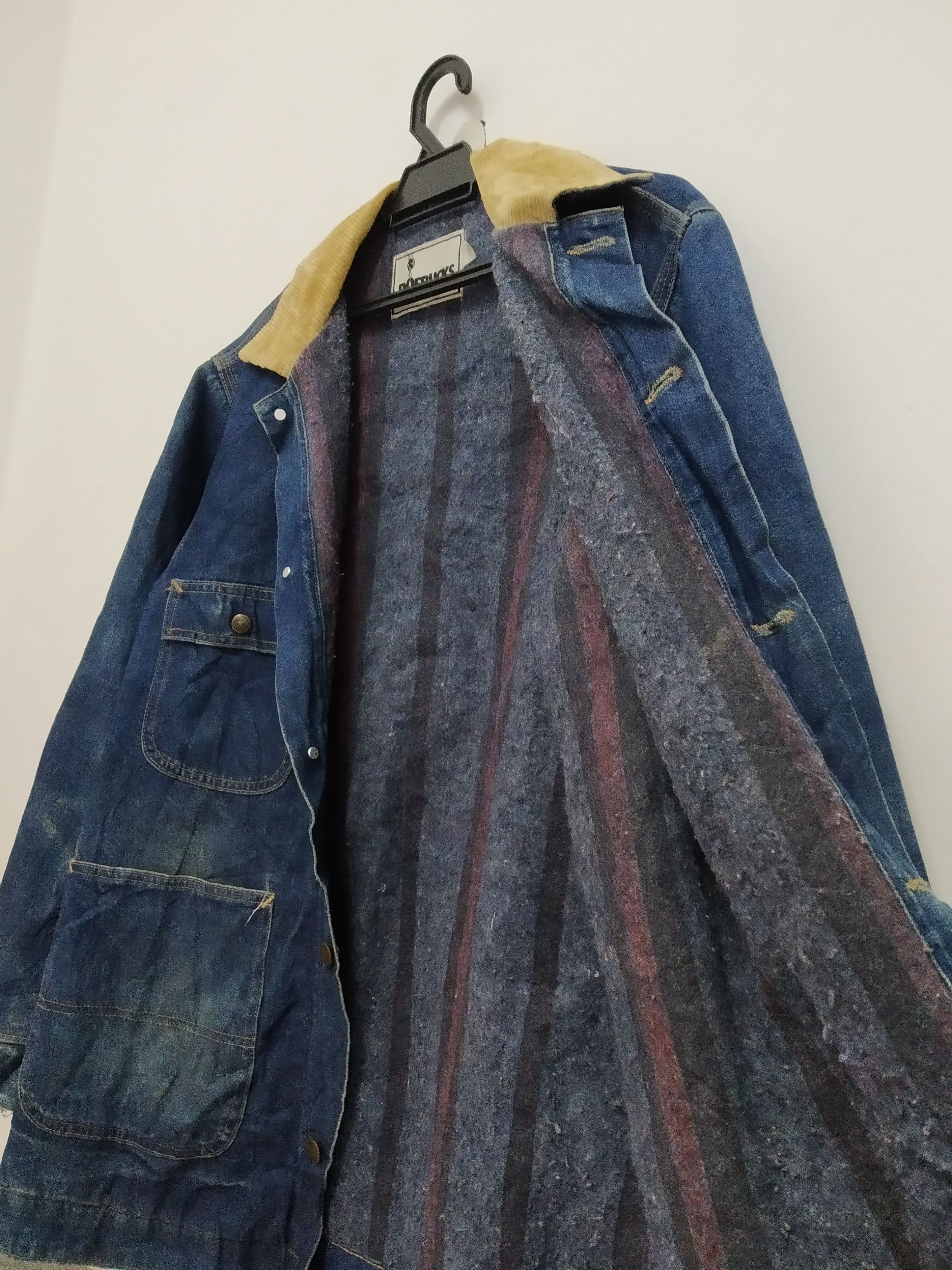 Vintage Worker Jacket Roebuck with blanket lining Size US L / EU 52-54 / 3 - 3 Thumbnail